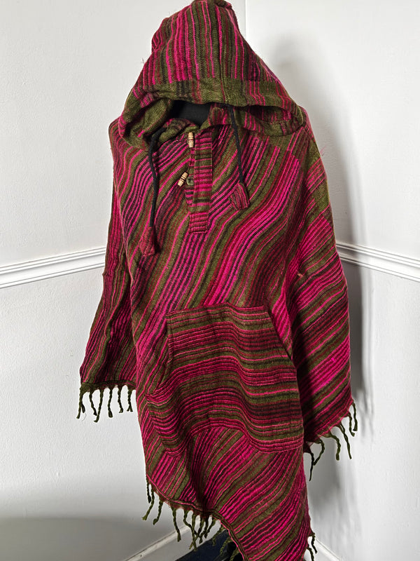 100% Wool Poncho