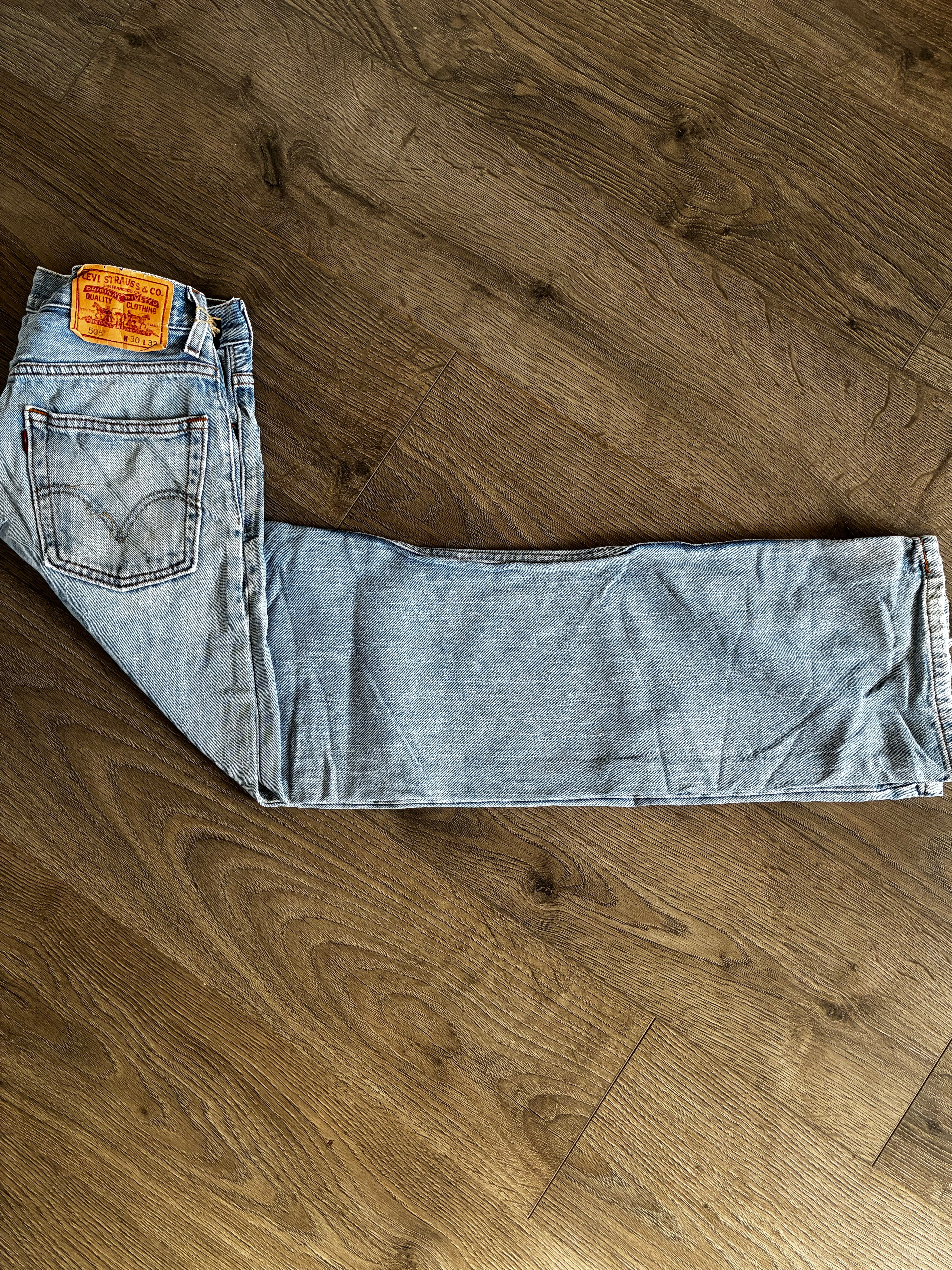 Vintage Levi's 505, Light Blue, Label - W30, L32, Actual Size - W31, L32