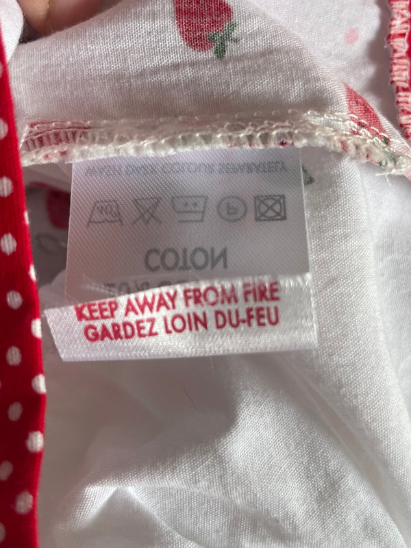 Strawberry dress with headband and knickers (3-6mths)