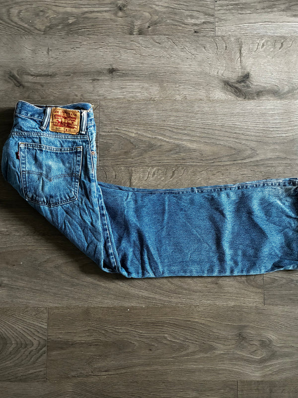 Vintage Levi's 517, Blue, Label, W34, L30, Actual size, W35, L31