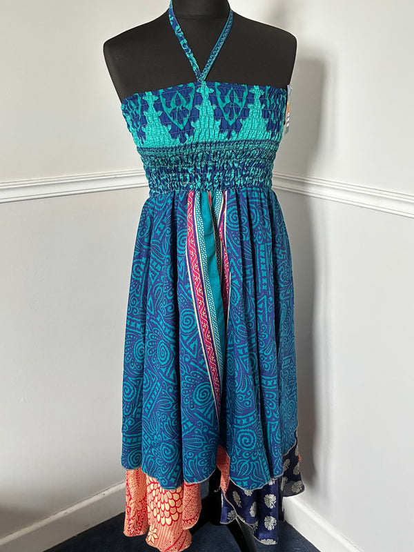 Recycled Saree Skirt/Dress