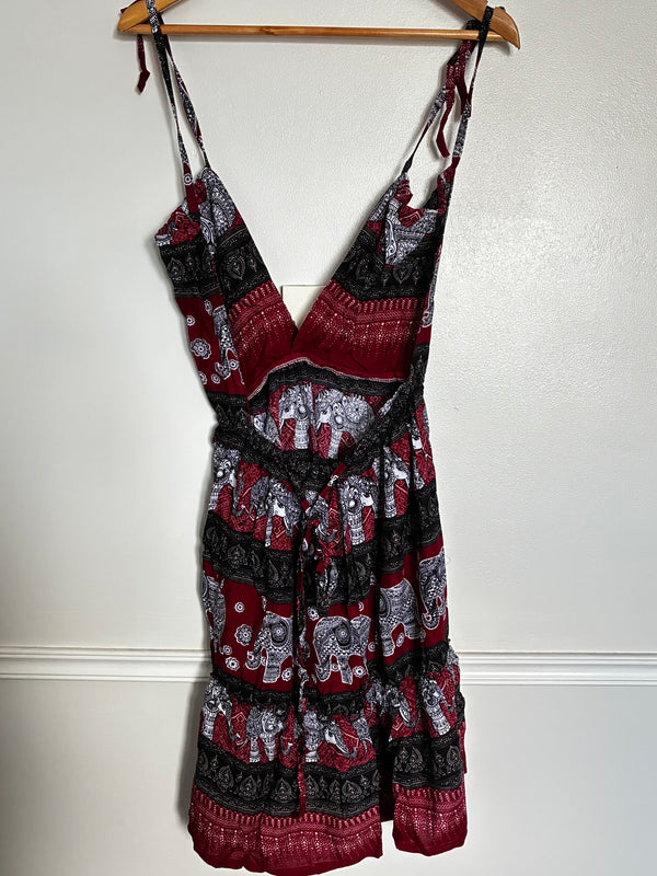 Red/Black Elephant Dress