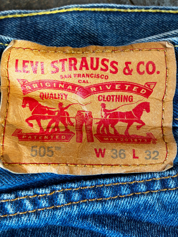 Vintage Levi's 505, Dark Blue, W36, L32