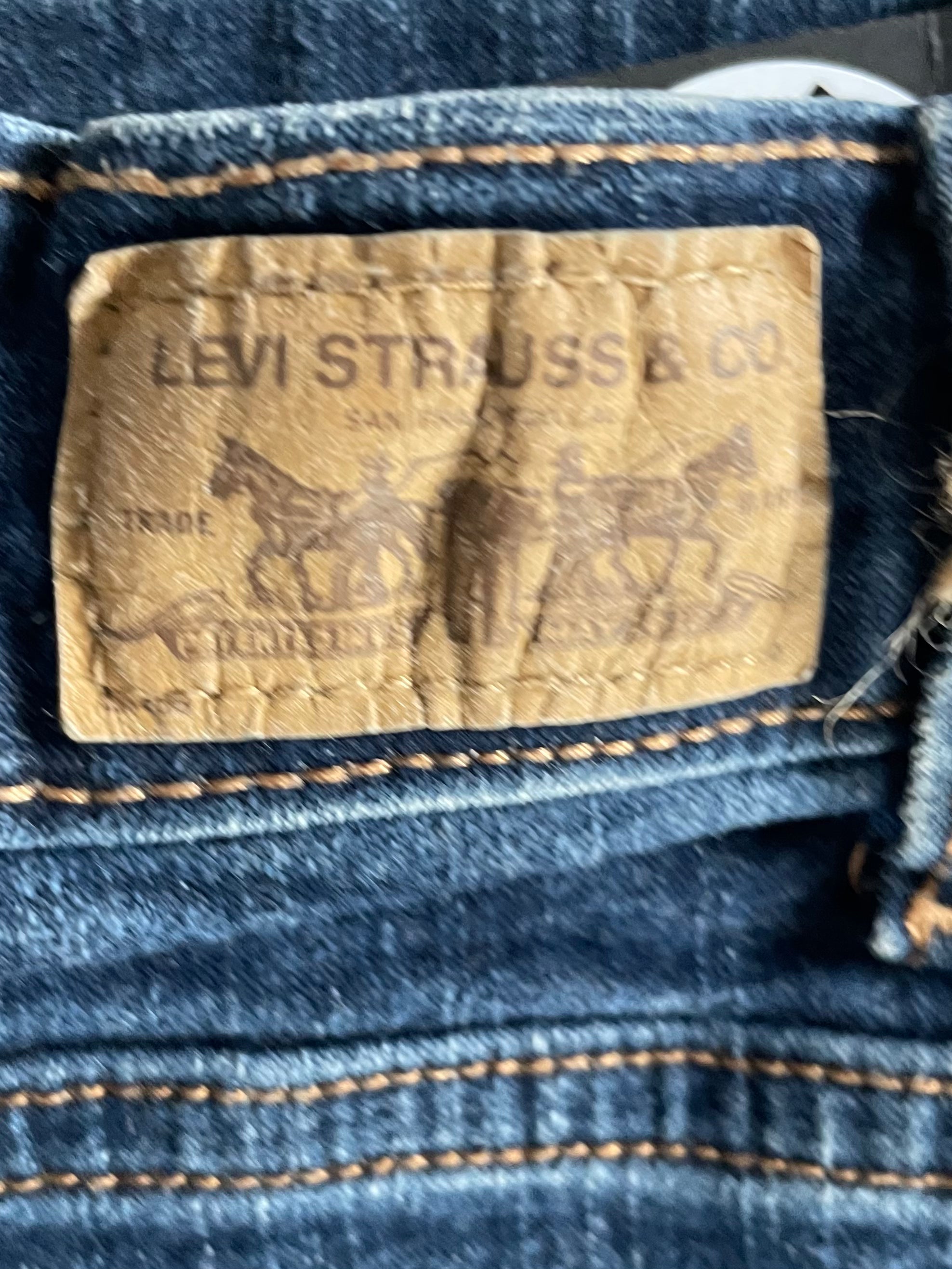 Vintage Levi's 512, Dark Blue, W31, L27.5