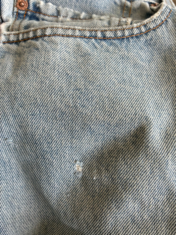 Vintage Levi's 505, Light Blue, Label - W33, L30, Actual Size - W33, L27