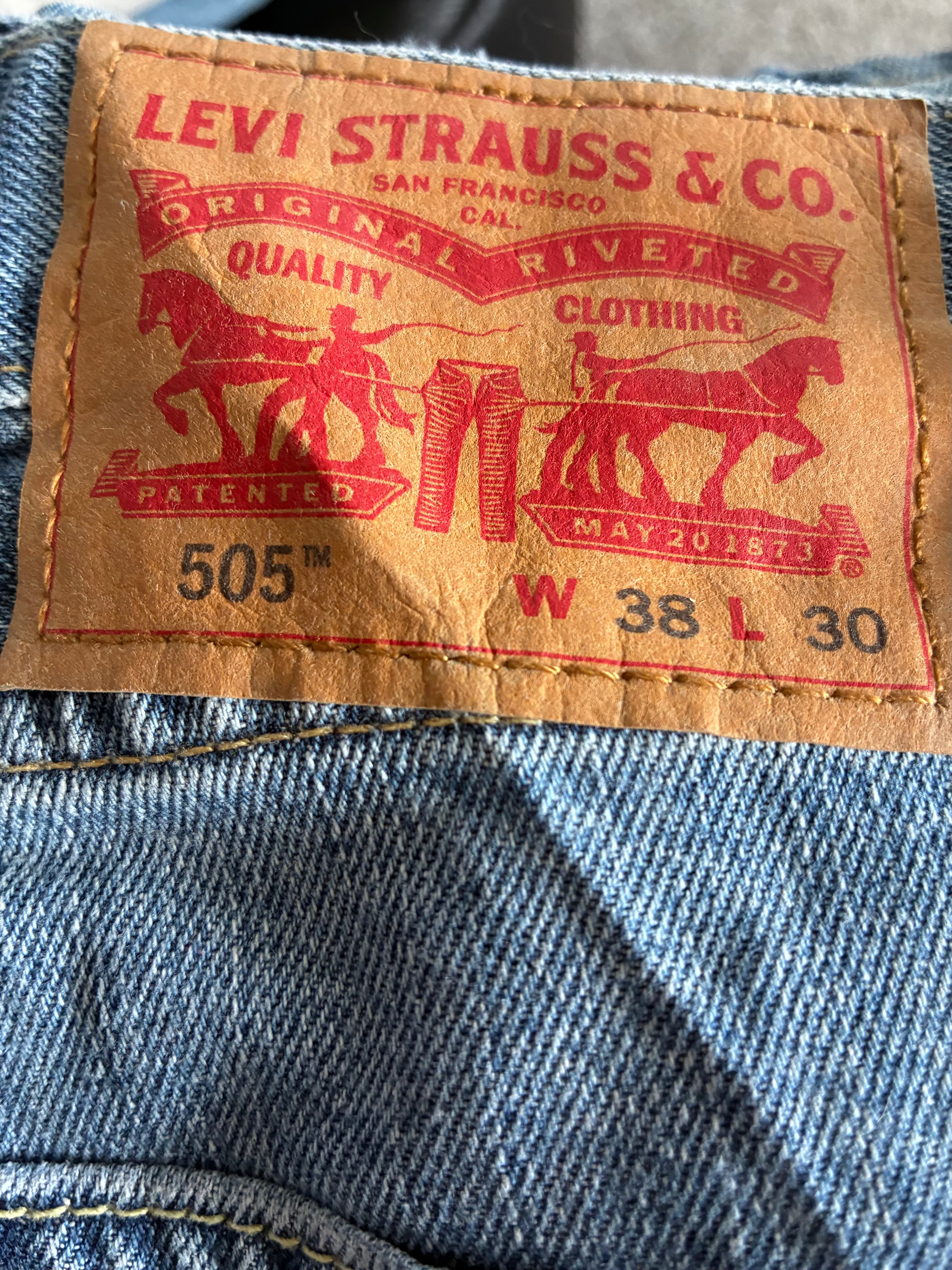 Vintage Levi's 505, Blue, W40, L31