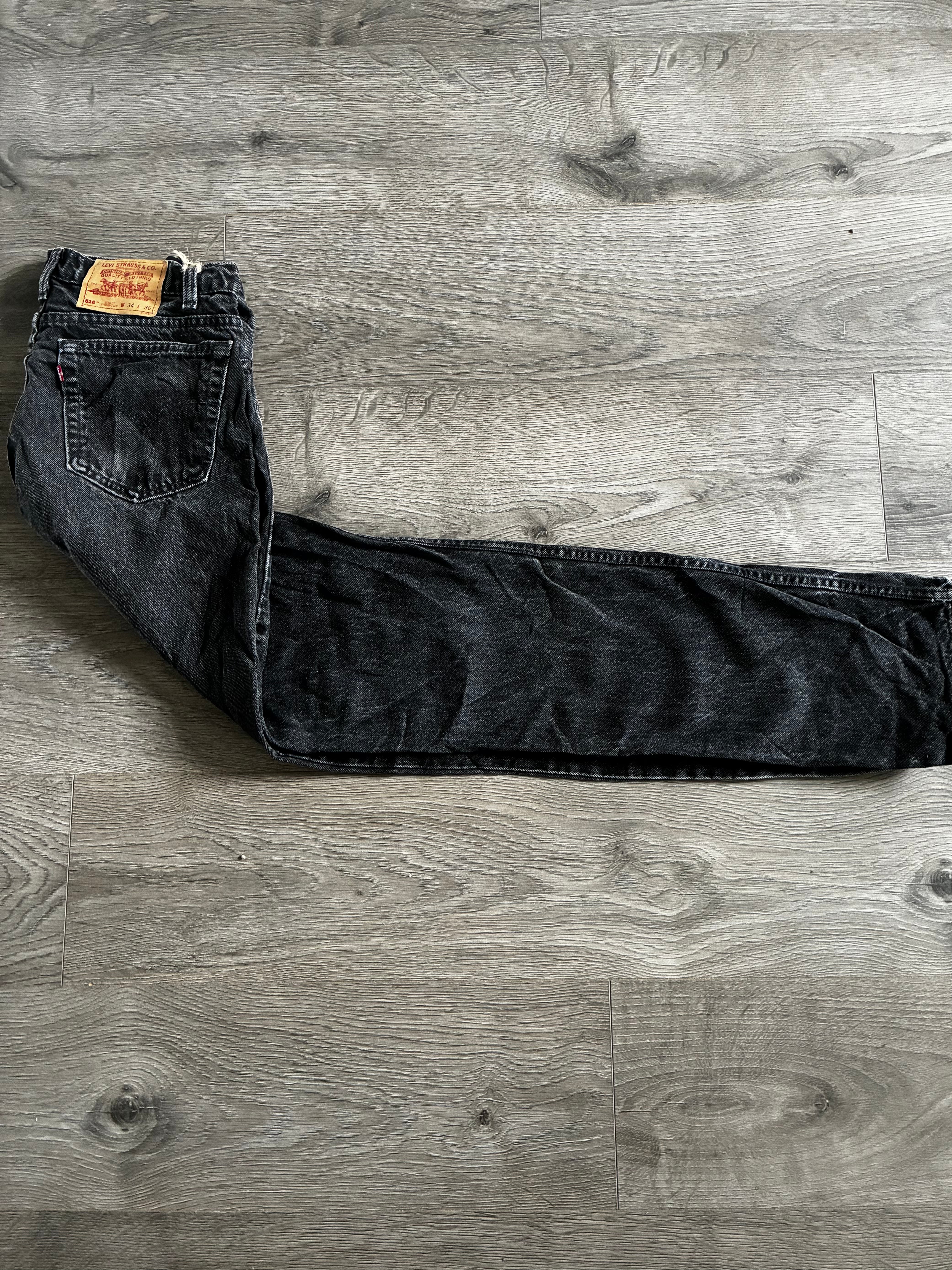 Vintage Levi's 516, Black, Label - W34, L36, Actual Size - W33 L36