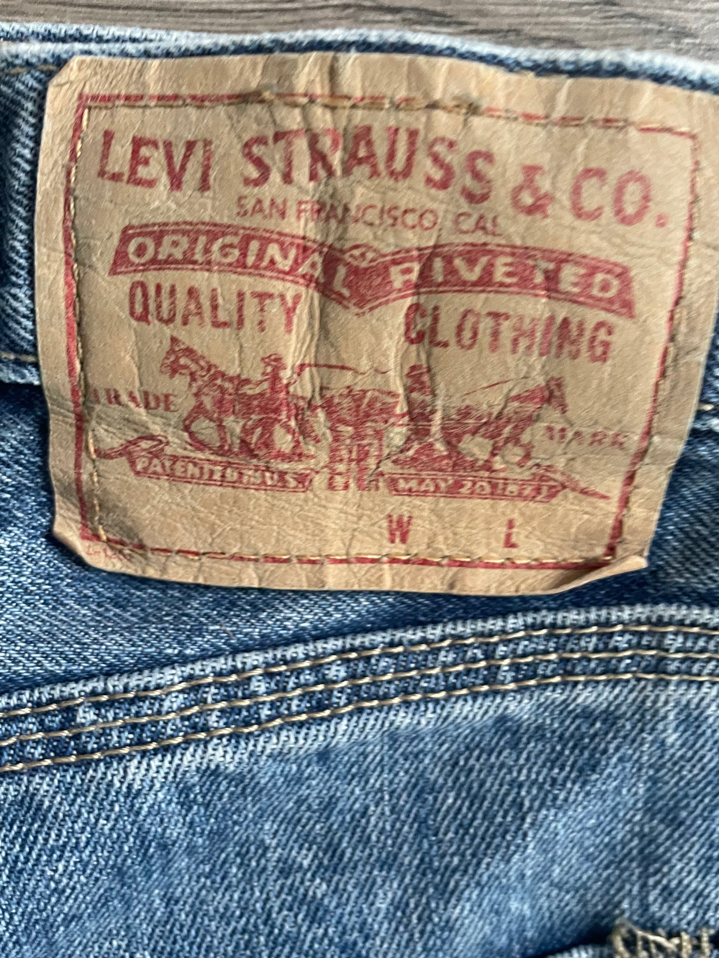 Vintage Levi's 550, Blue, W38, L35