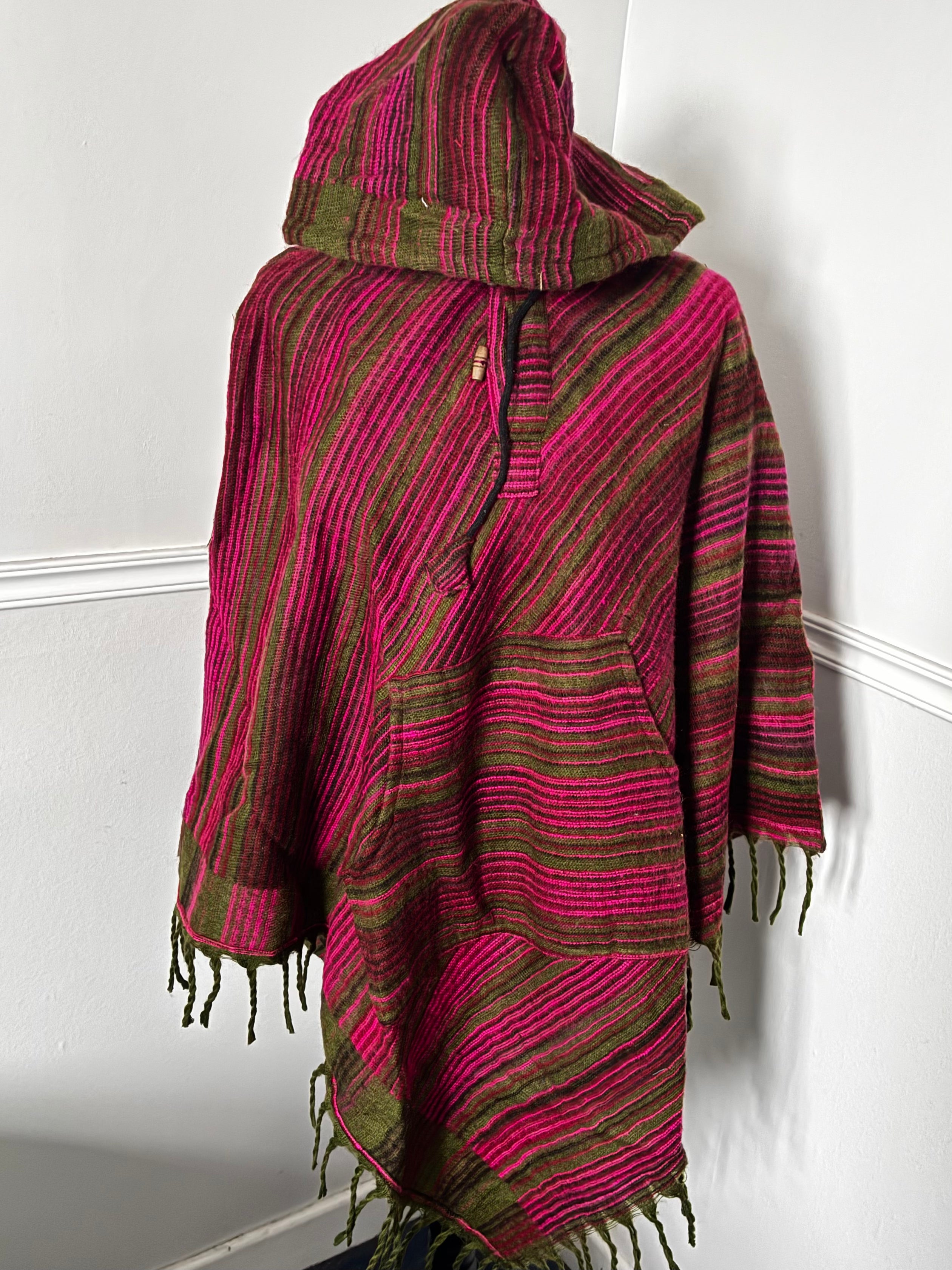 100% Wool Poncho