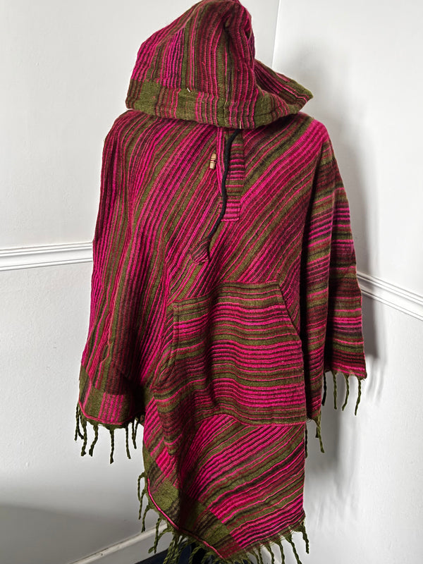 100% Wool Poncho