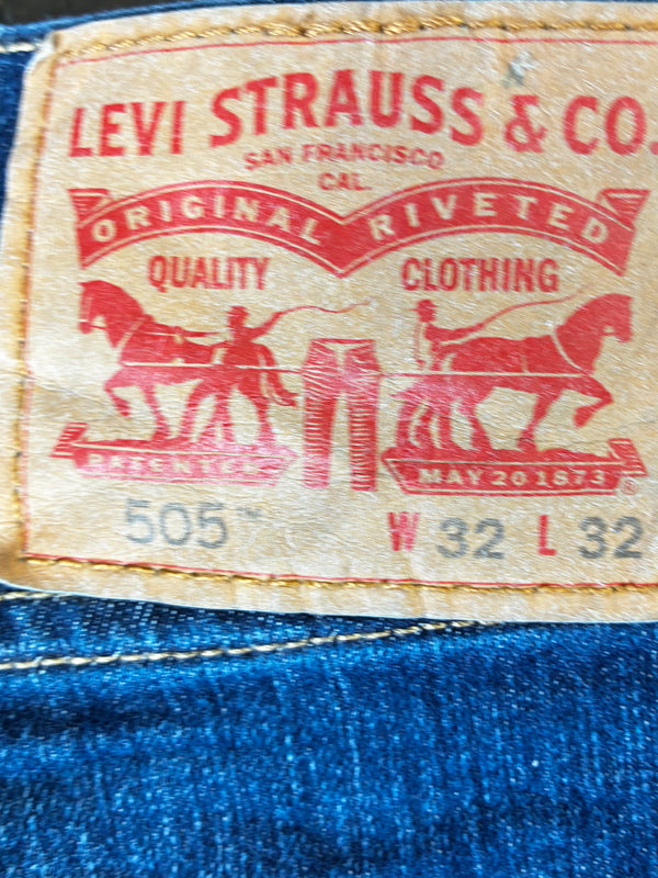 Vintage Levi's 505, Dark Blue, W34, L32