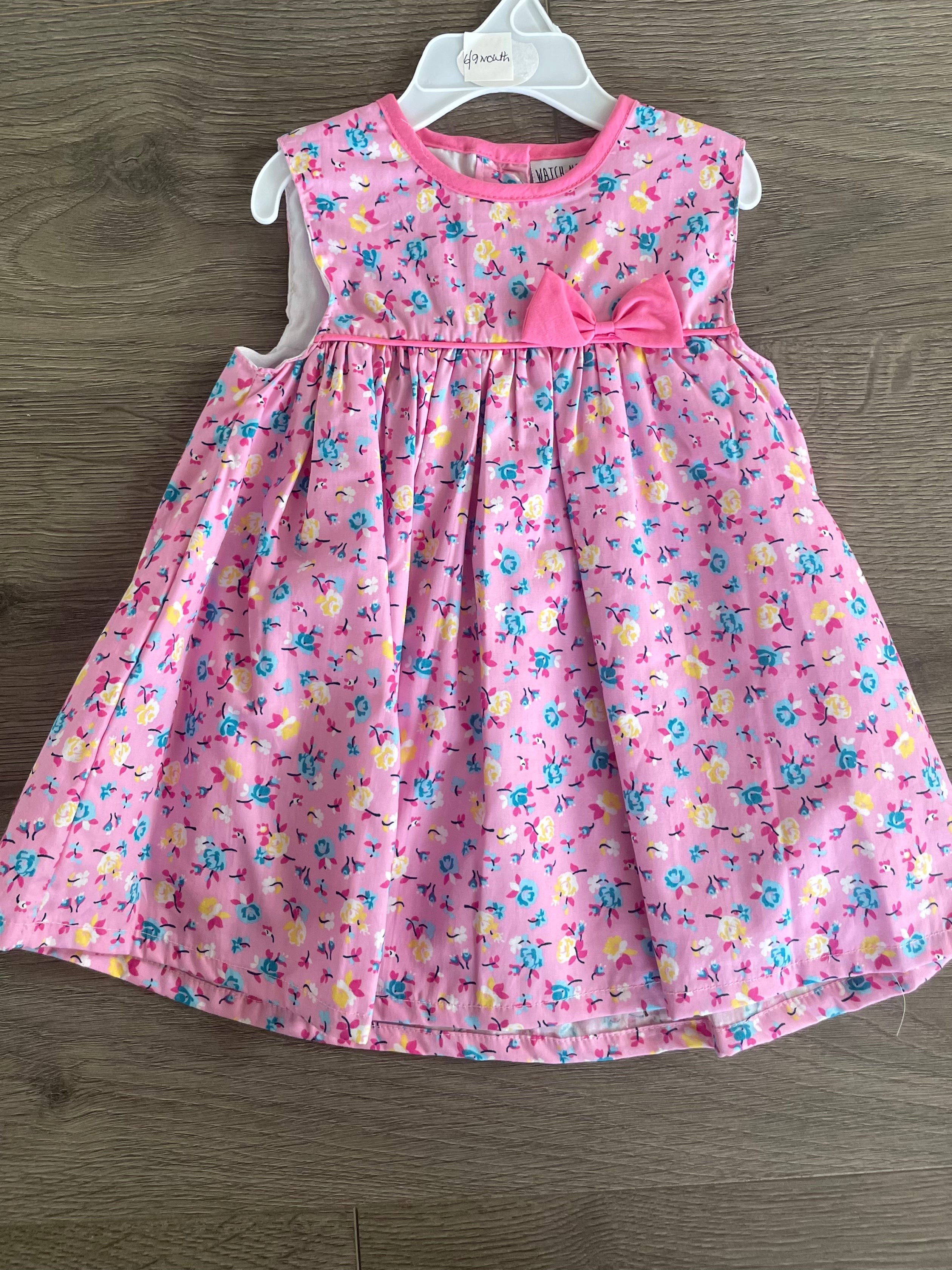 Pink Flower Sundress (6-9months)