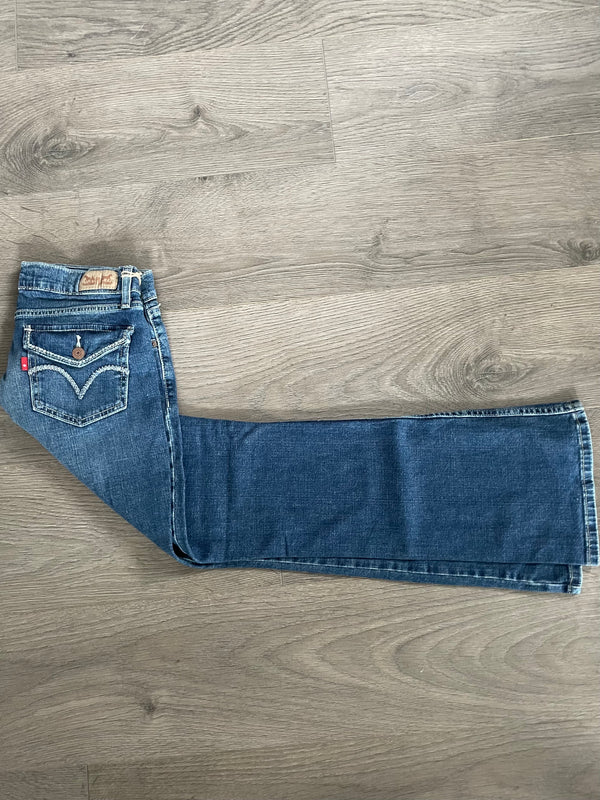 Vintage Levi's 524 Bootcut, Dark Blue, W30, L30