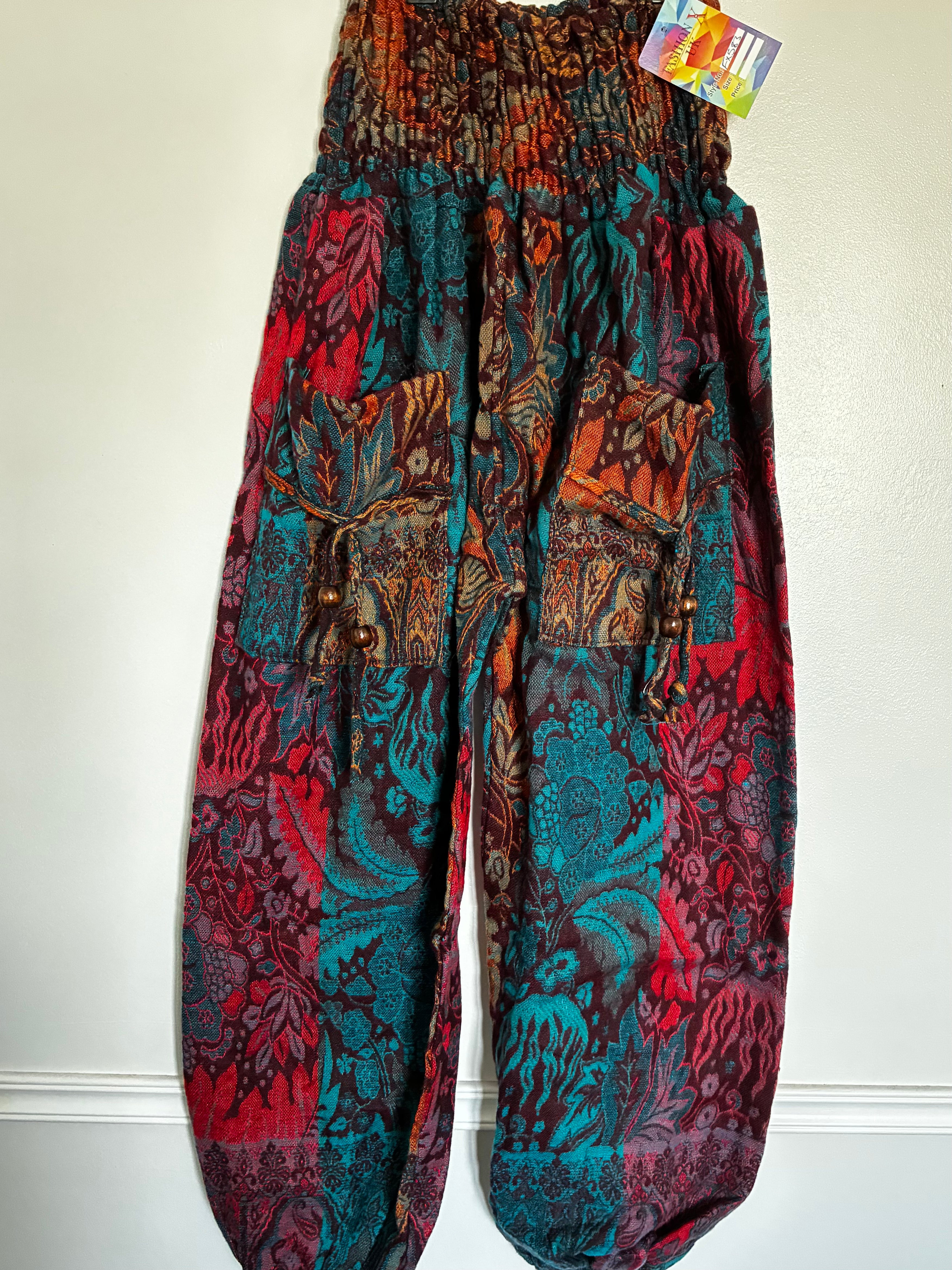Fluffy Autumn Colours Cashmelon Trousers, 23" - 48" Waist