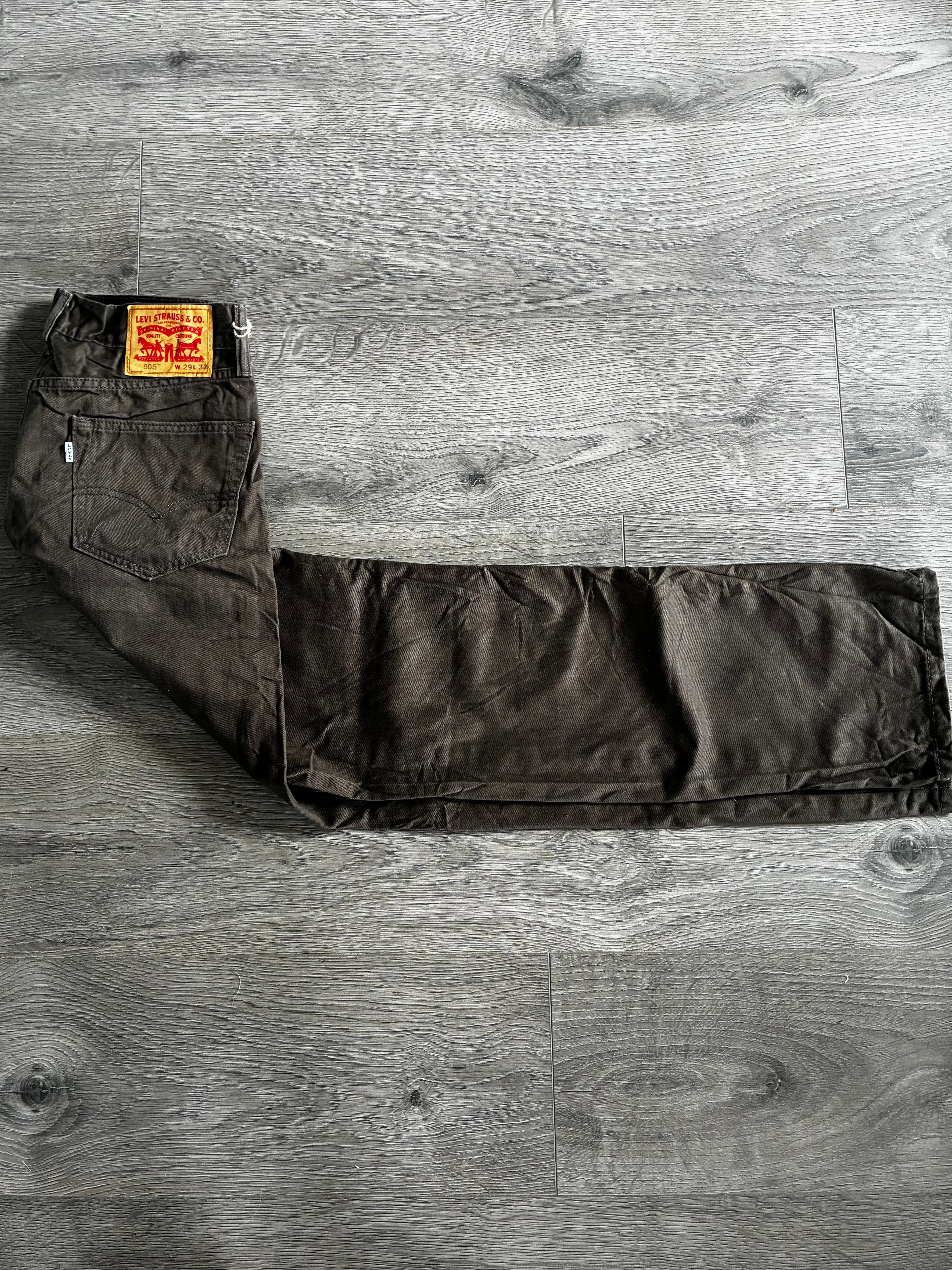 Vintage Levi's 505, Brown, Label - W29, L32, Actual Size - W30, L32