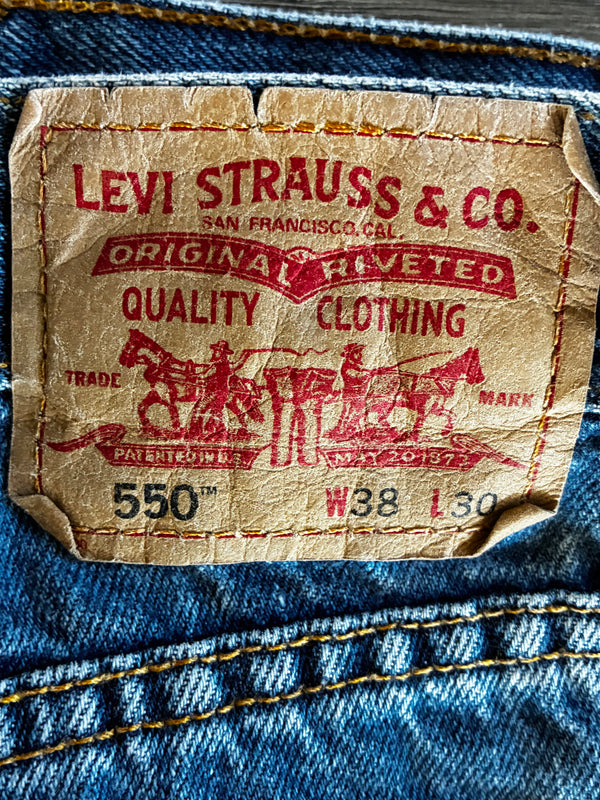 Vintage Levi's 550, Blue, W38, L29