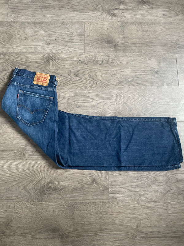 Vintage Levi's 569, Dark Blue, Label - W34, L32, Actual Size - W36, L32