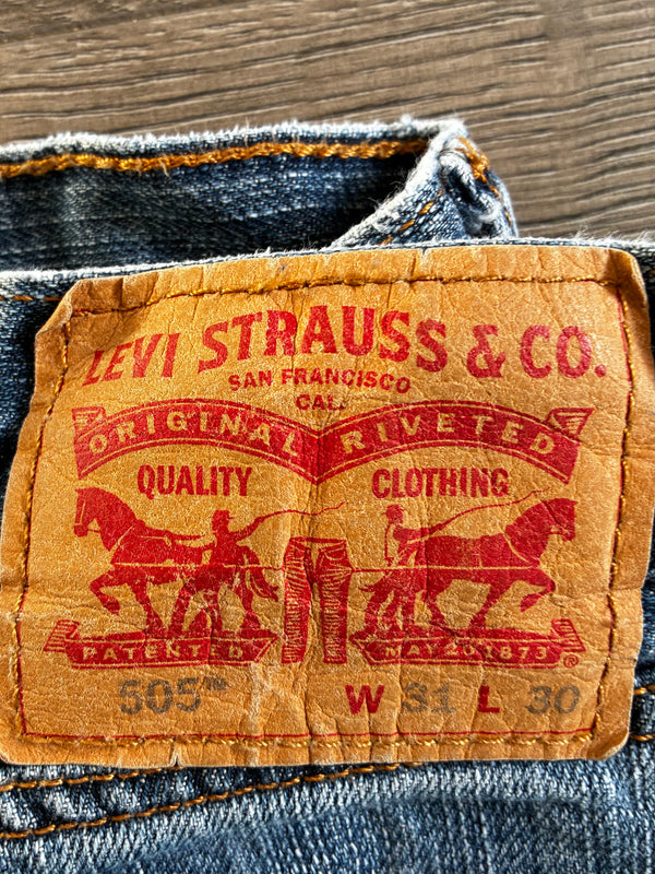 Vintage Levi's 505, Blue, W32, L30