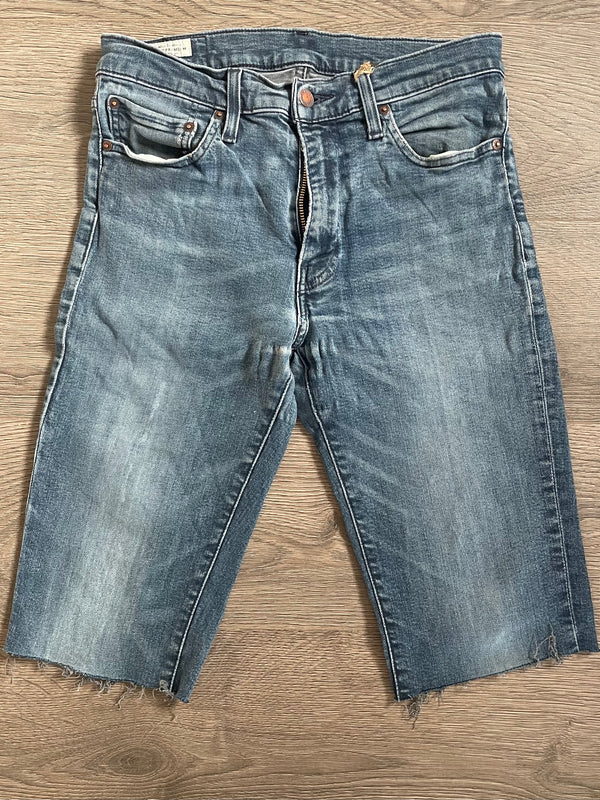 Vintage Up-cycled Levi's Shorts, Blue, W30 L5