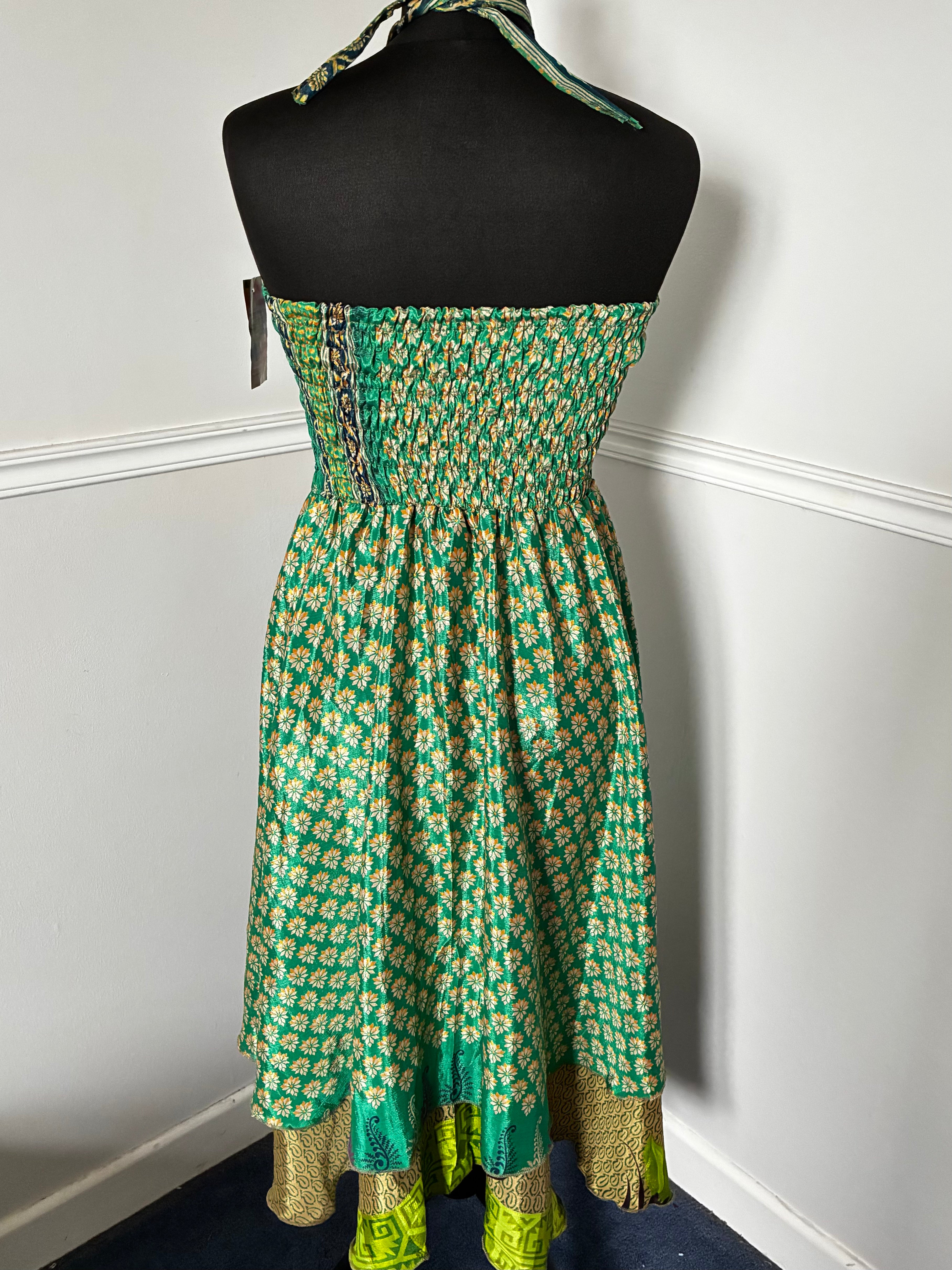 Recycled Saree Skirt/Dress