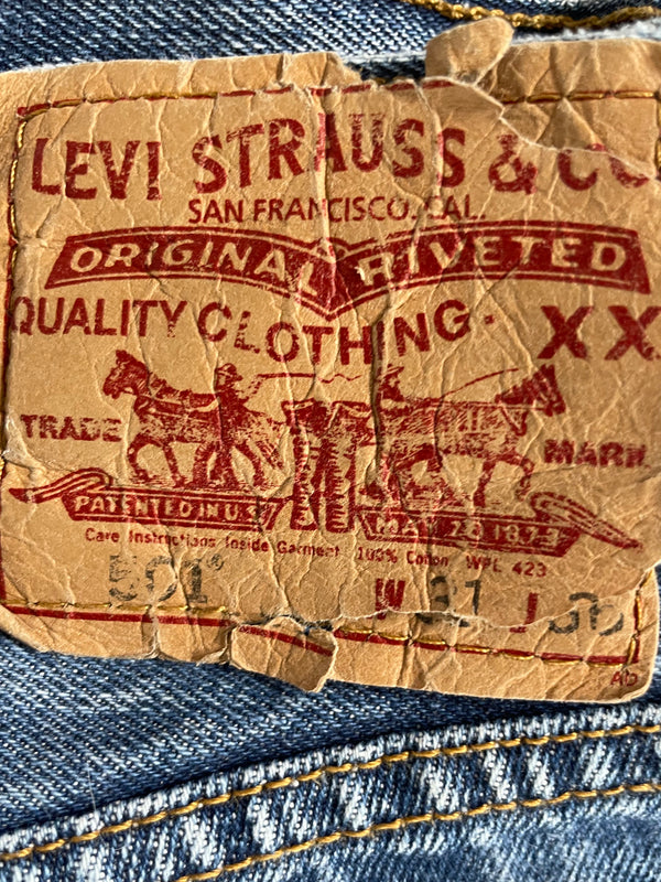 Vintage Levi's 501, Blue, W31, L36