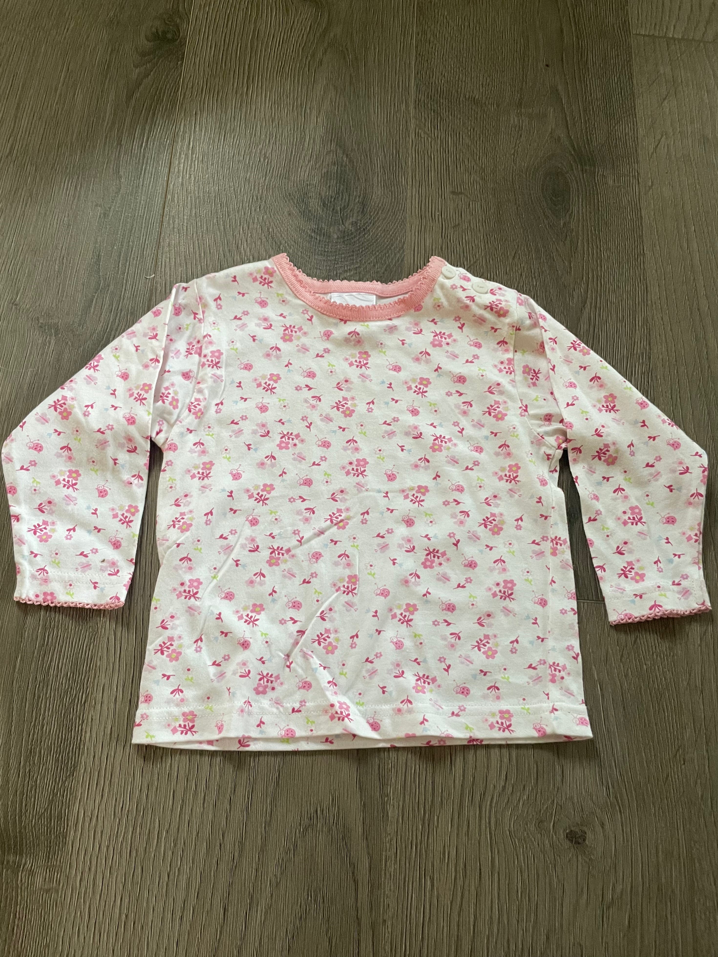 Pink flower Top (9-12mths)