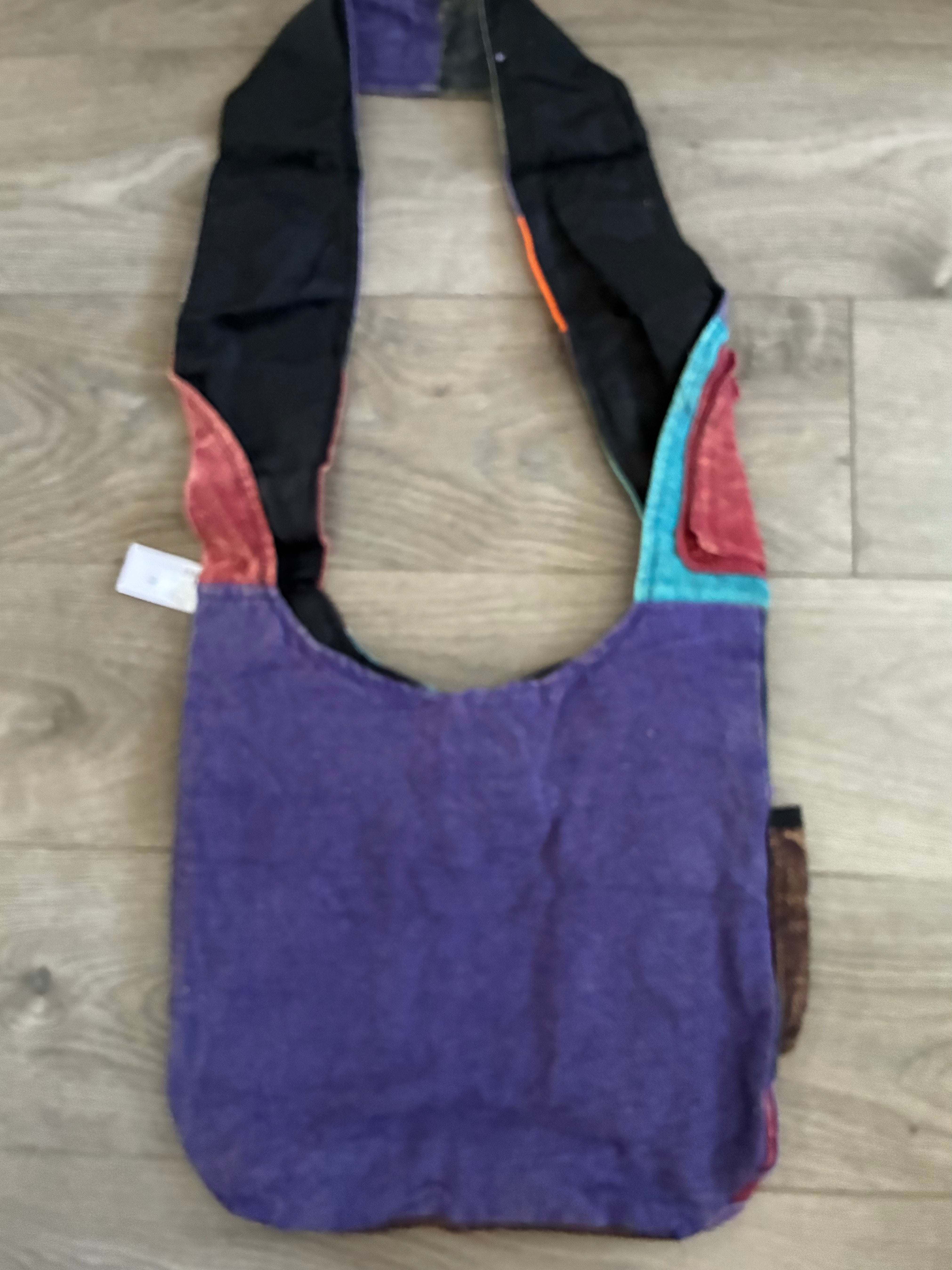 Flower 2 Pocket Shoulder Bag
