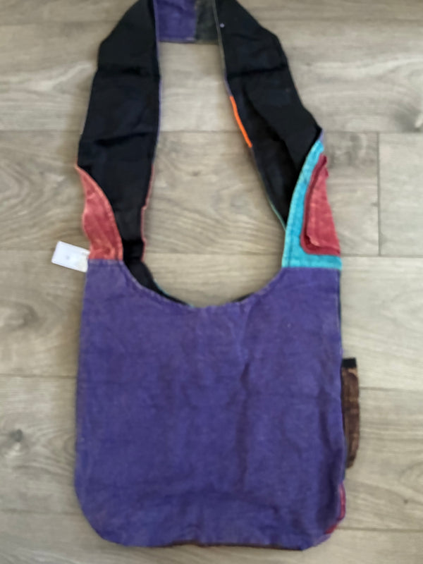Flower 2 Pocket Shoulder Bag