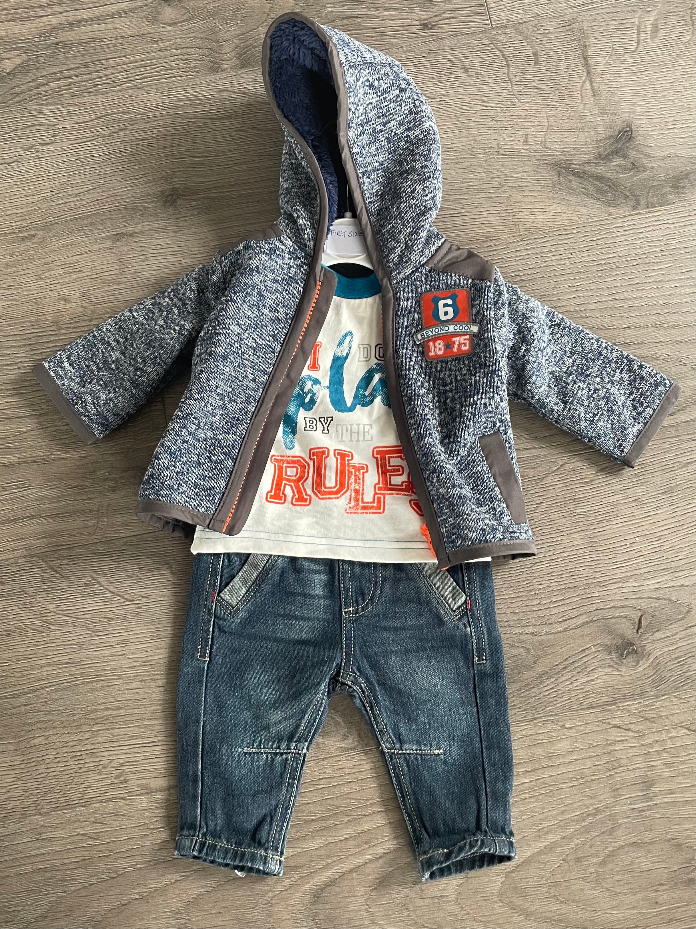 3 piece jeans set (newborn)