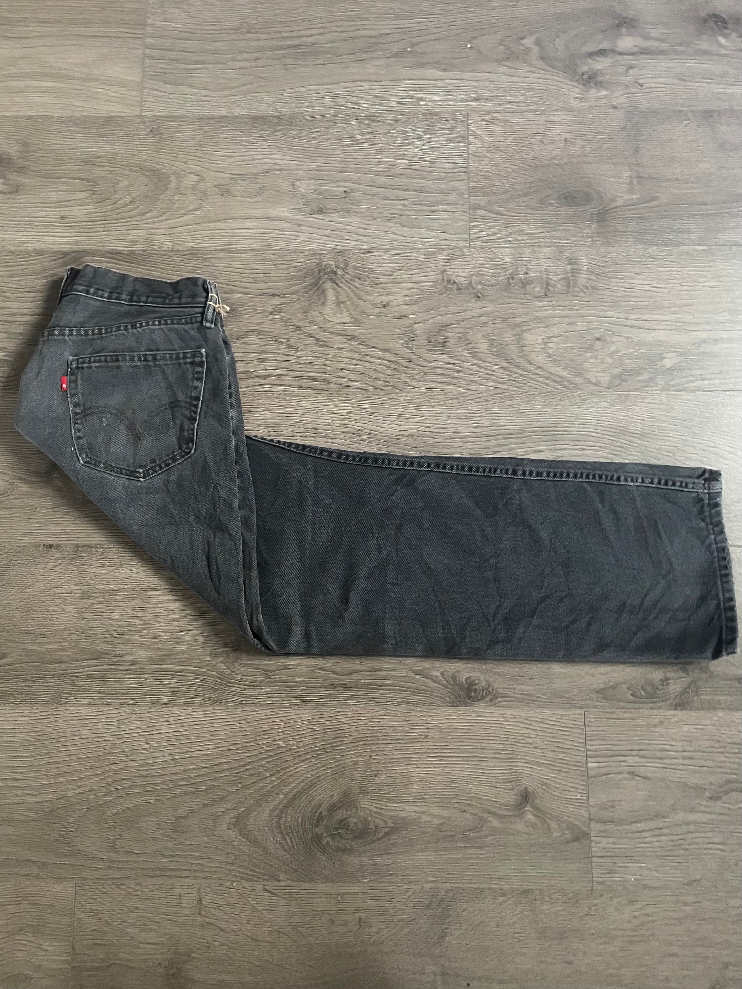 Vintage Levi's 505, Black, Label - W36, L32, Actual Size - W35, L31