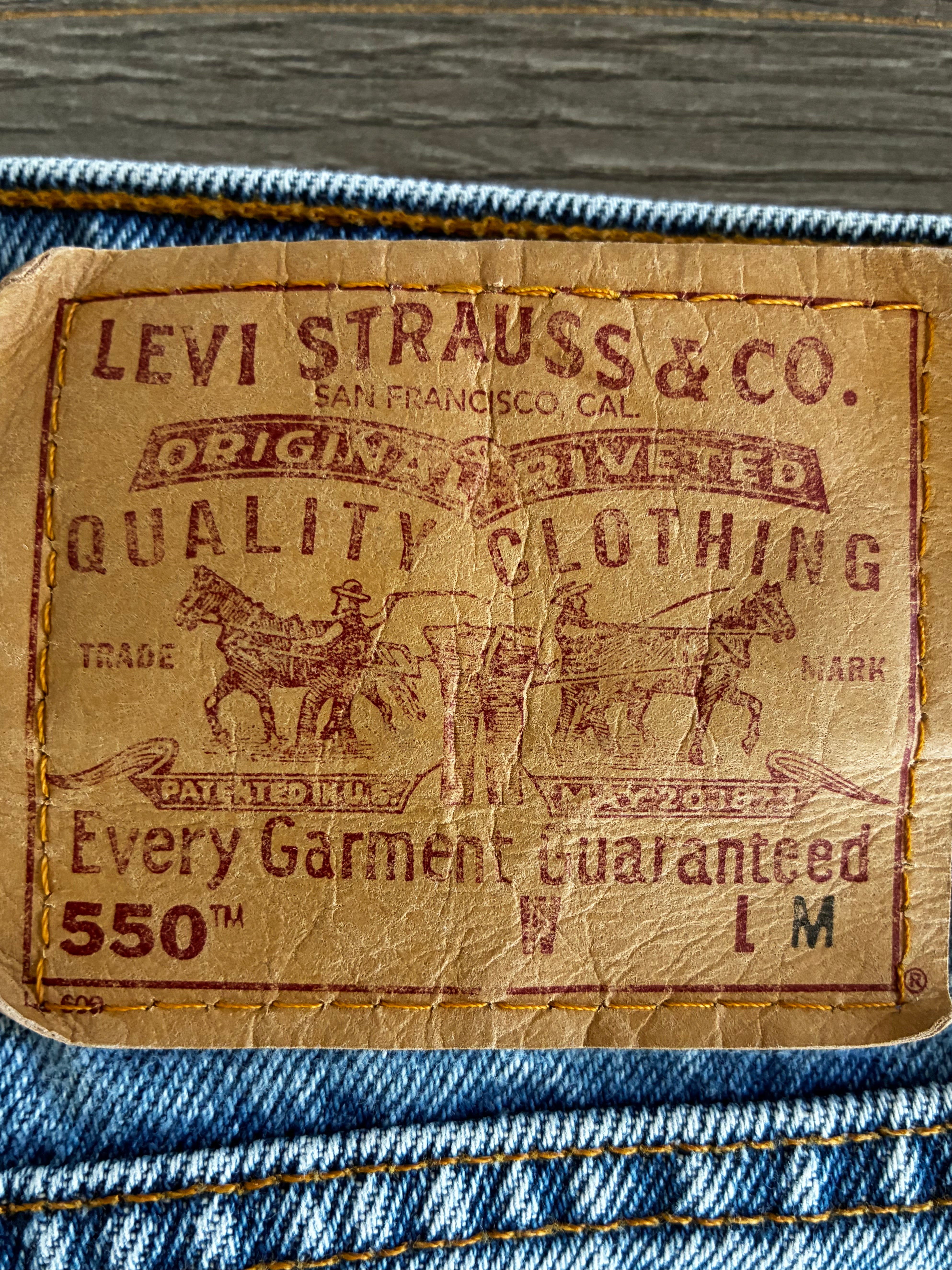 Vintage Levi's 550, Blue, W41, L31