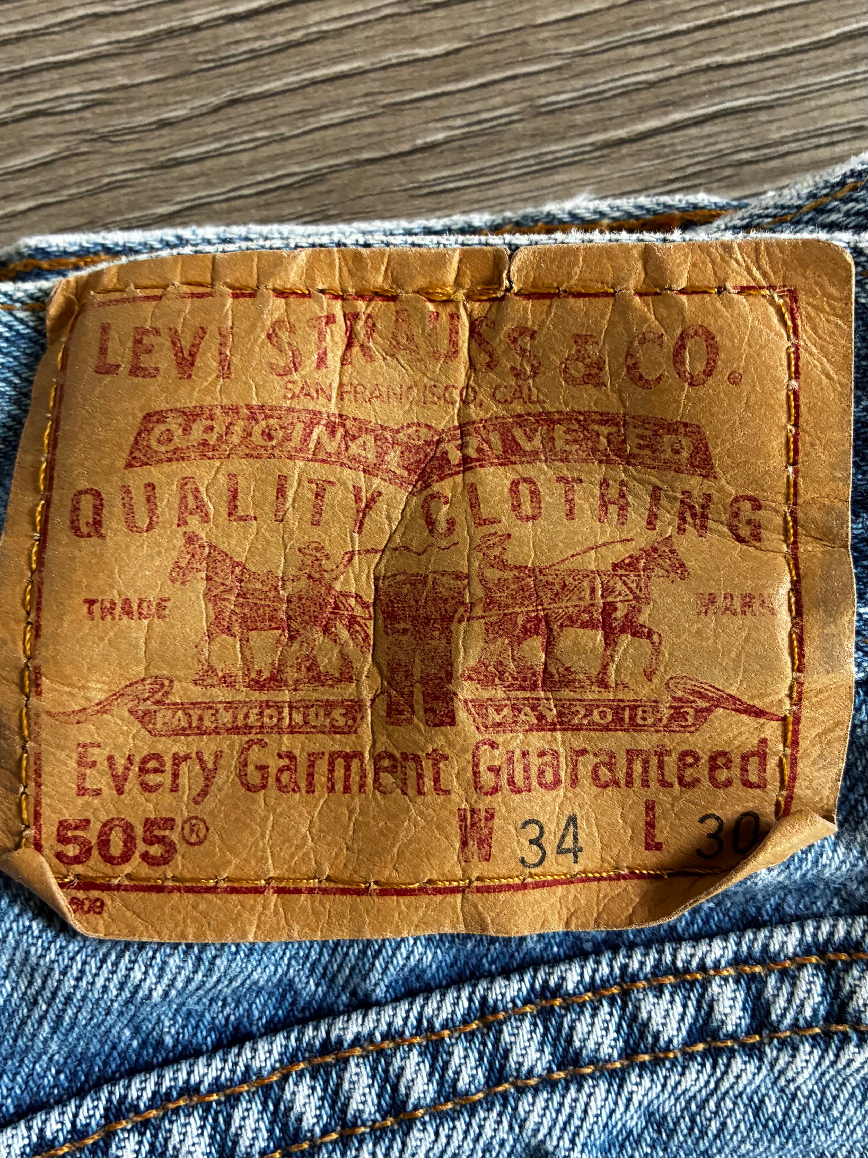 Vintage Levi's 505, Blue, W32, L30