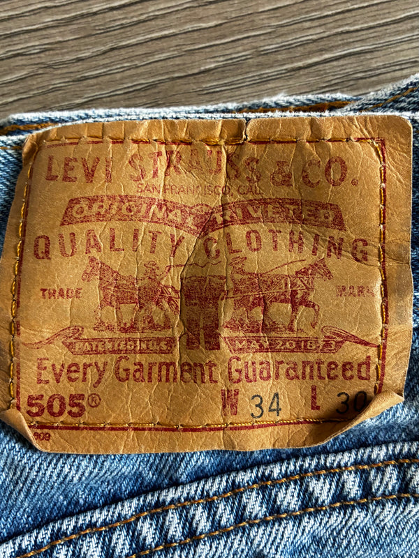 Vintage Levi's 505, Blue, W32, L30