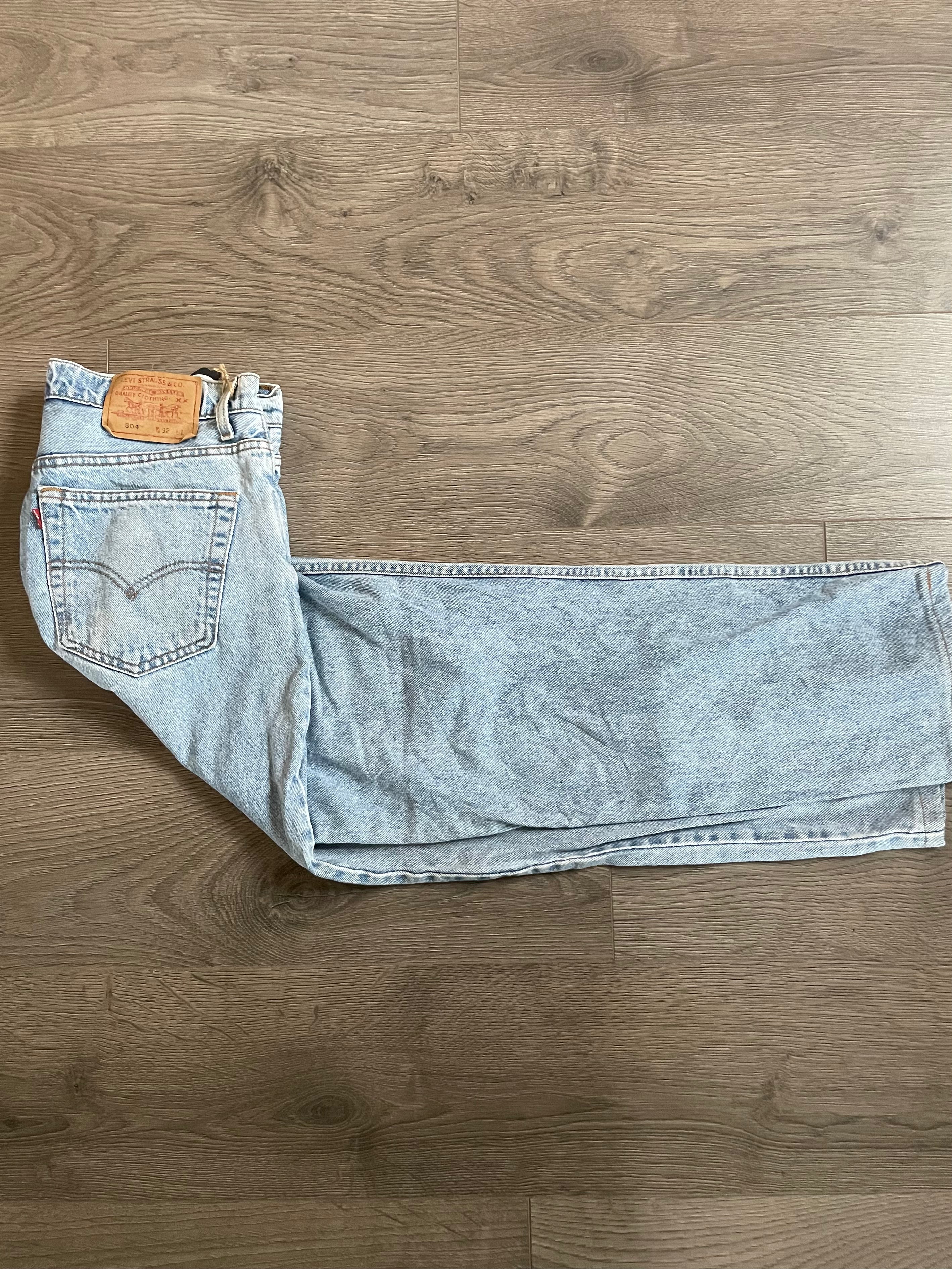 Vintage Levi's 504, Light Blue, W35, L30