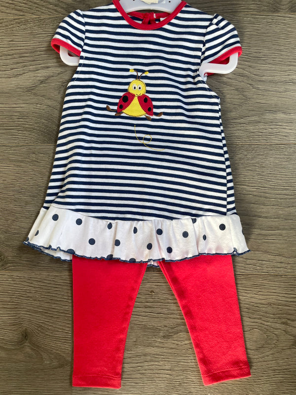 2 piece ladybird leggings set (3-6months)