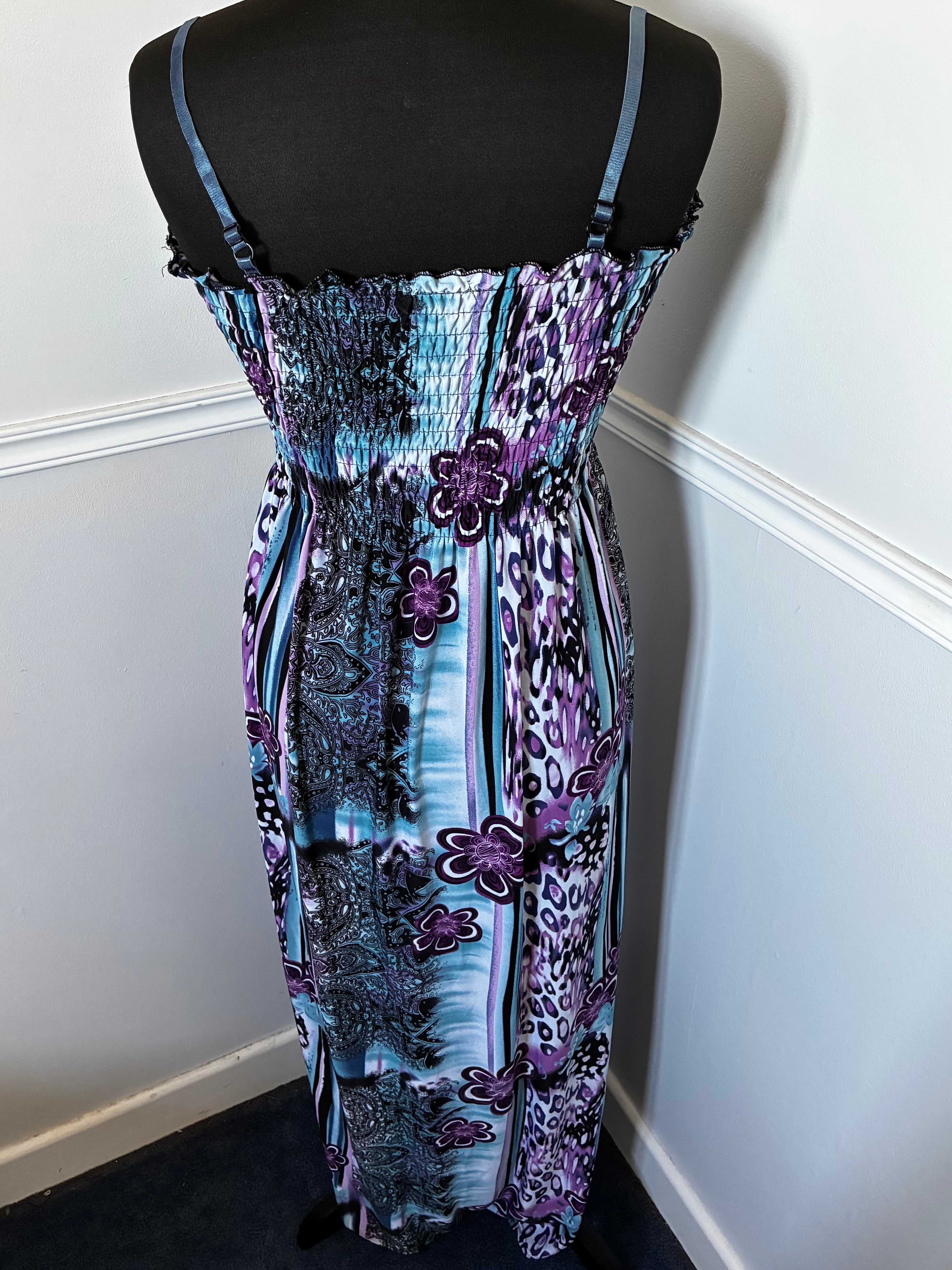 Purple/blue flower dress