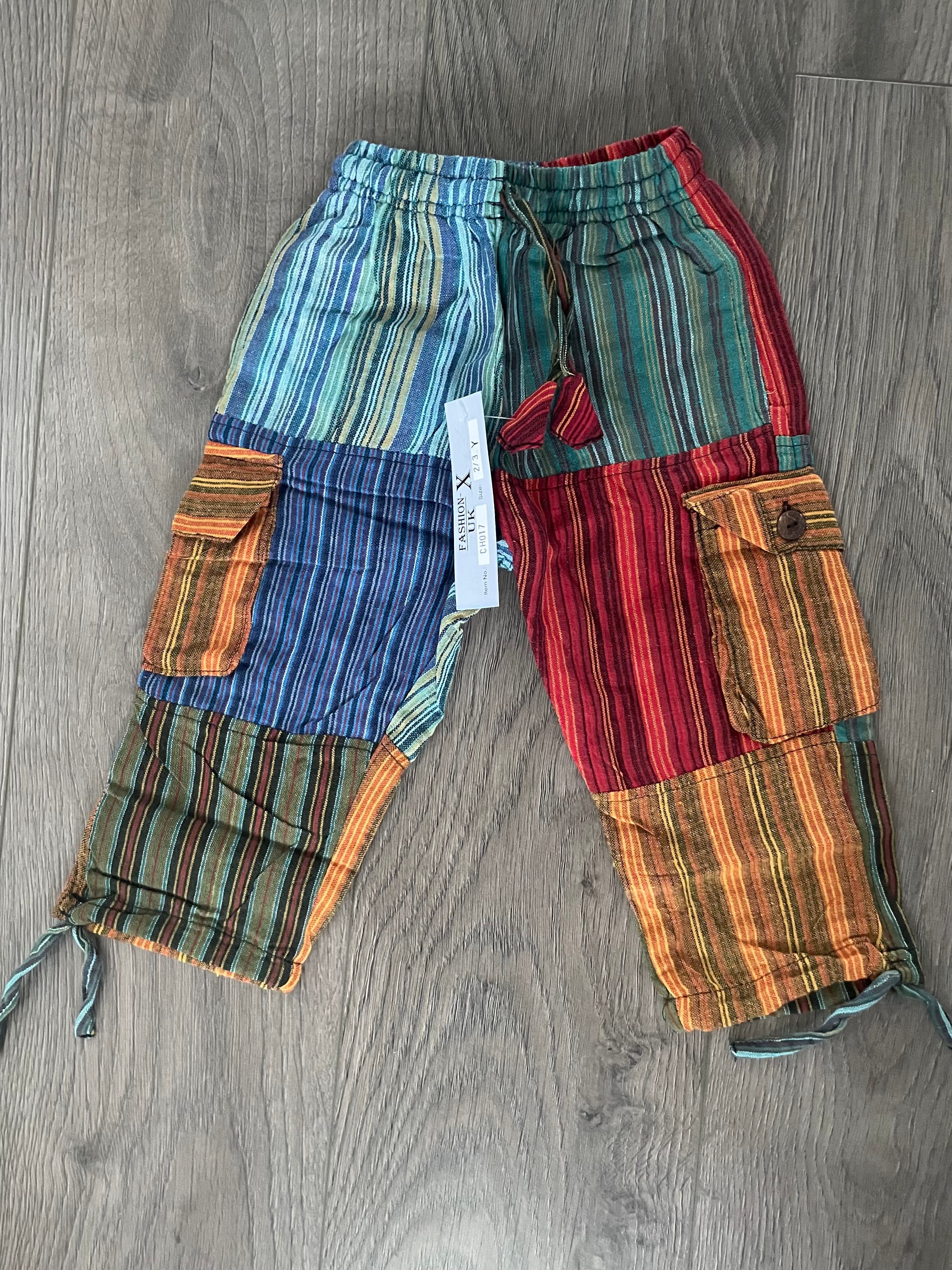 Patchwork Cargos, (age 6-7)