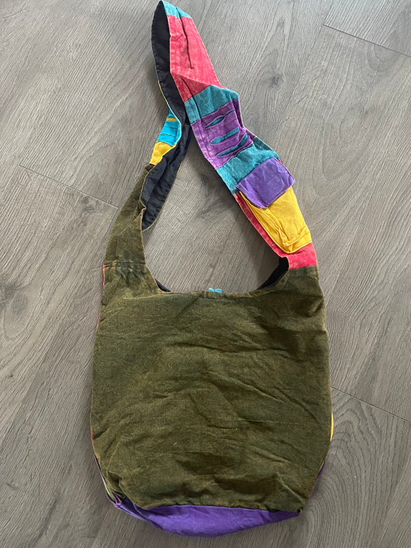 Hippy Butterfly Shoulder Bag with tassels