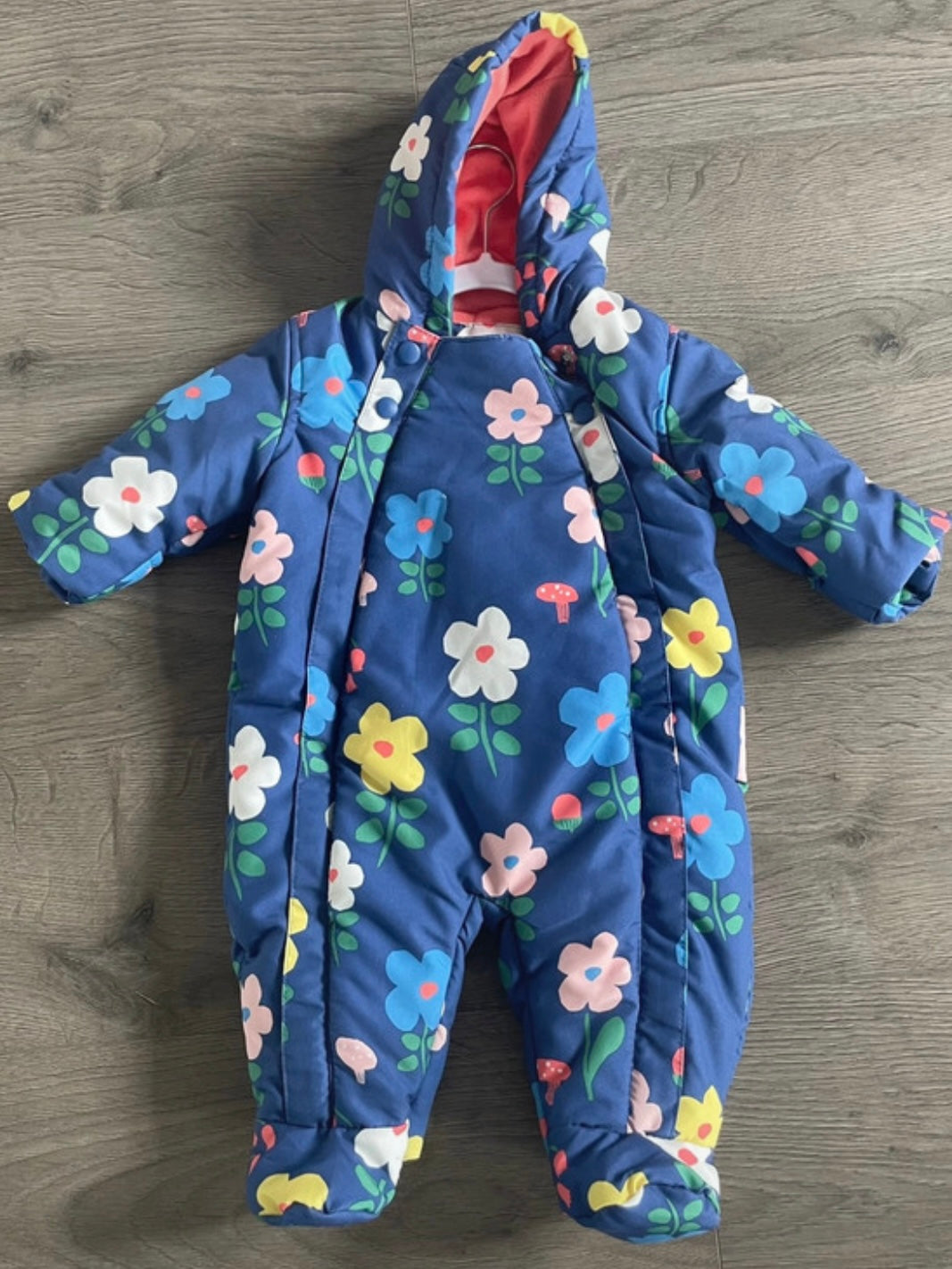 Bright Flower Snowsuit (3-6mths)