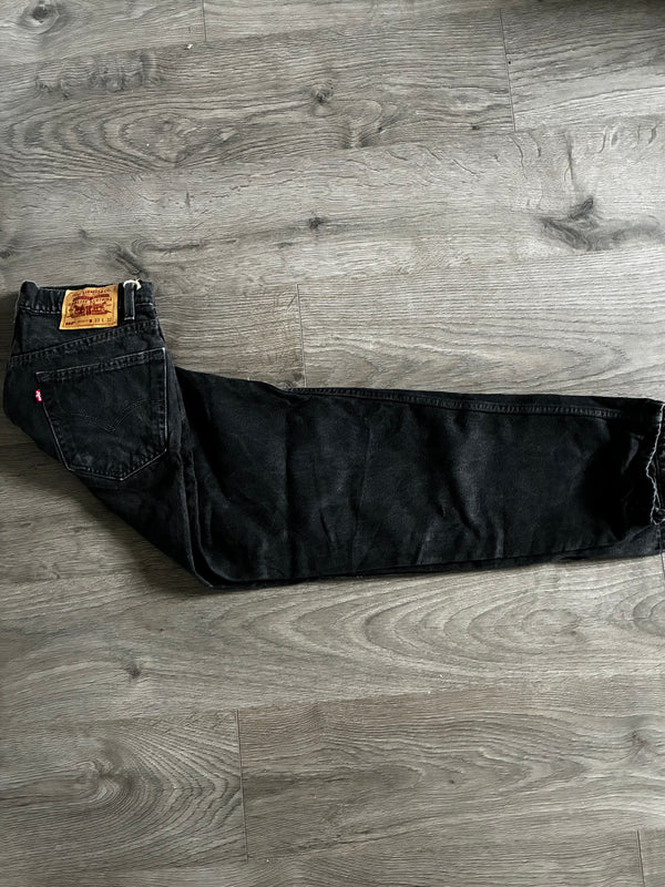 Vintage Levi's 550, Black, Label - W33, L32 Actual Size - W31, L32