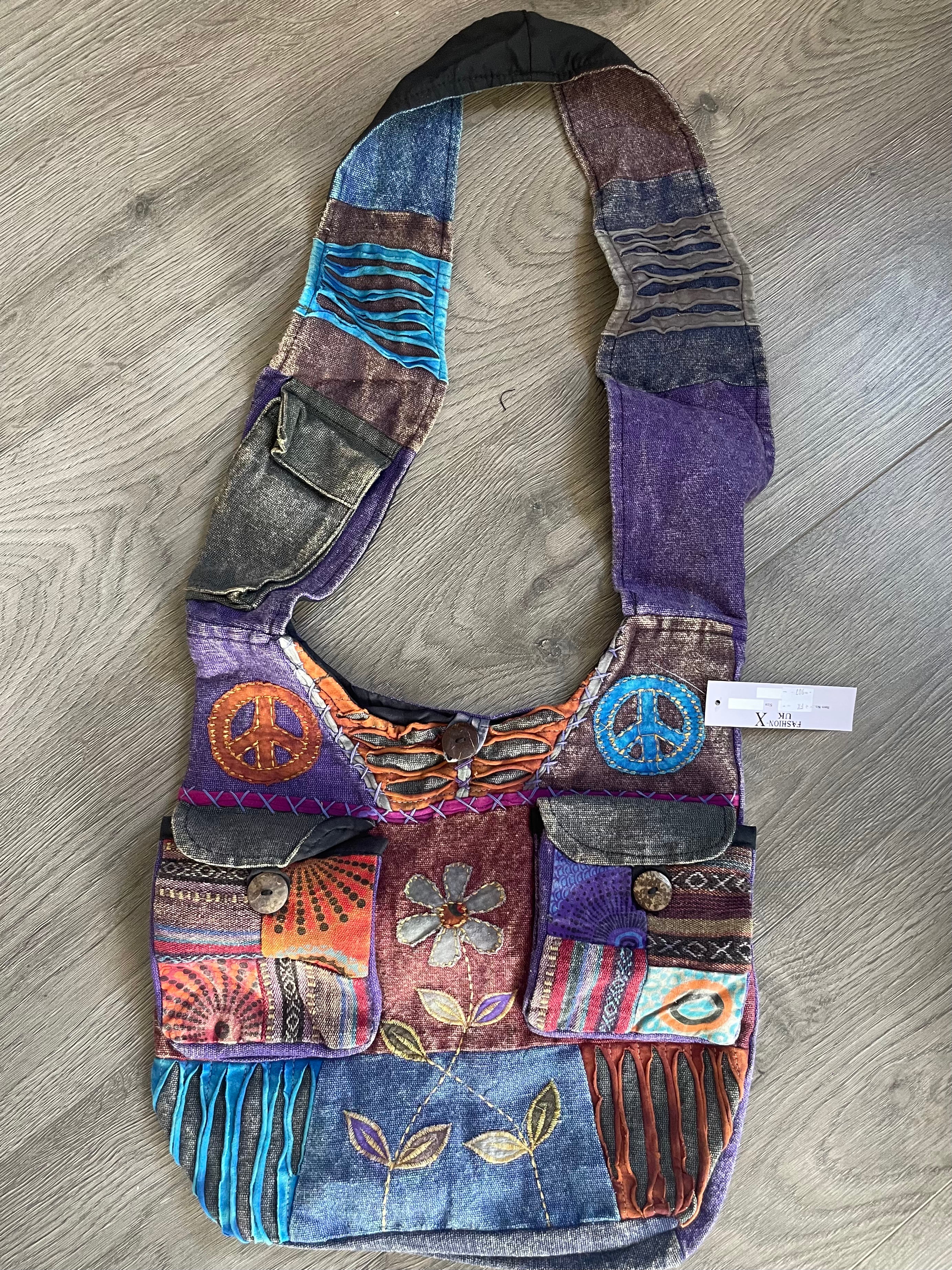Hippy Flower Shoulder Bag