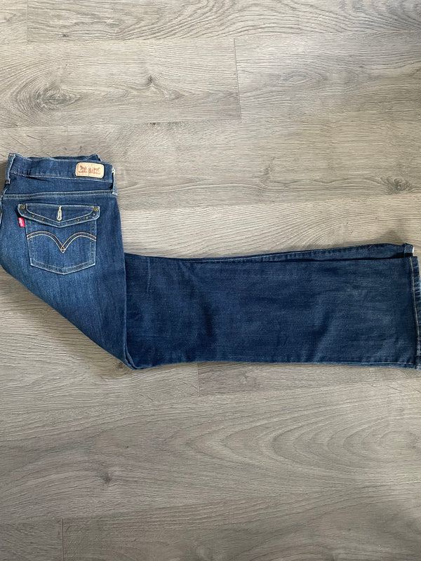 Vintage Levi's 515 Bootcut, Dark Blue, W33 L31