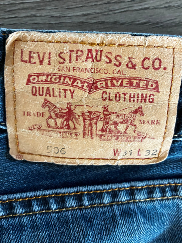 Vintage Levi's 506, Dark Blue, W31, L31