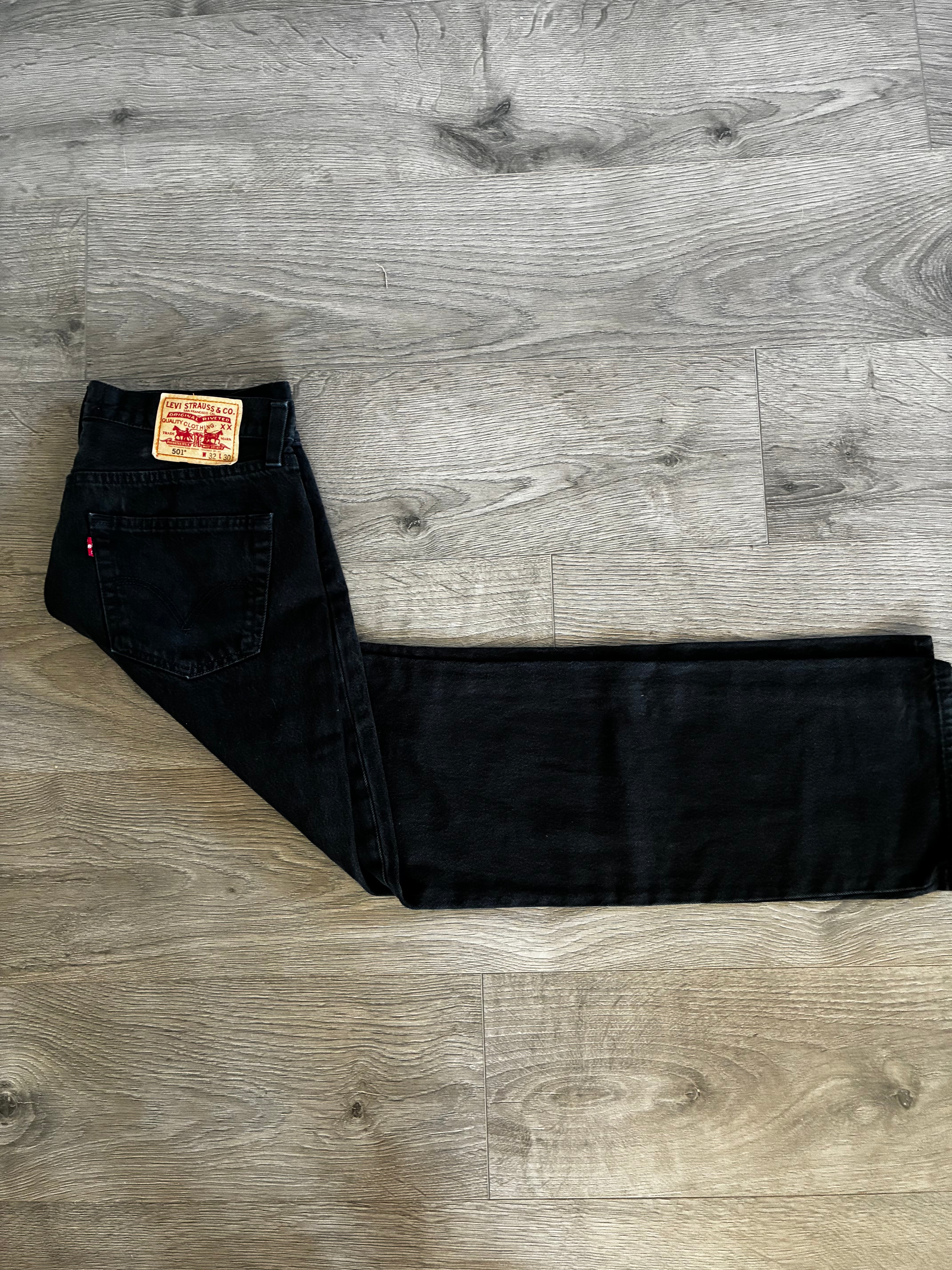 Vintage Levi's 501, Black, W34, L30