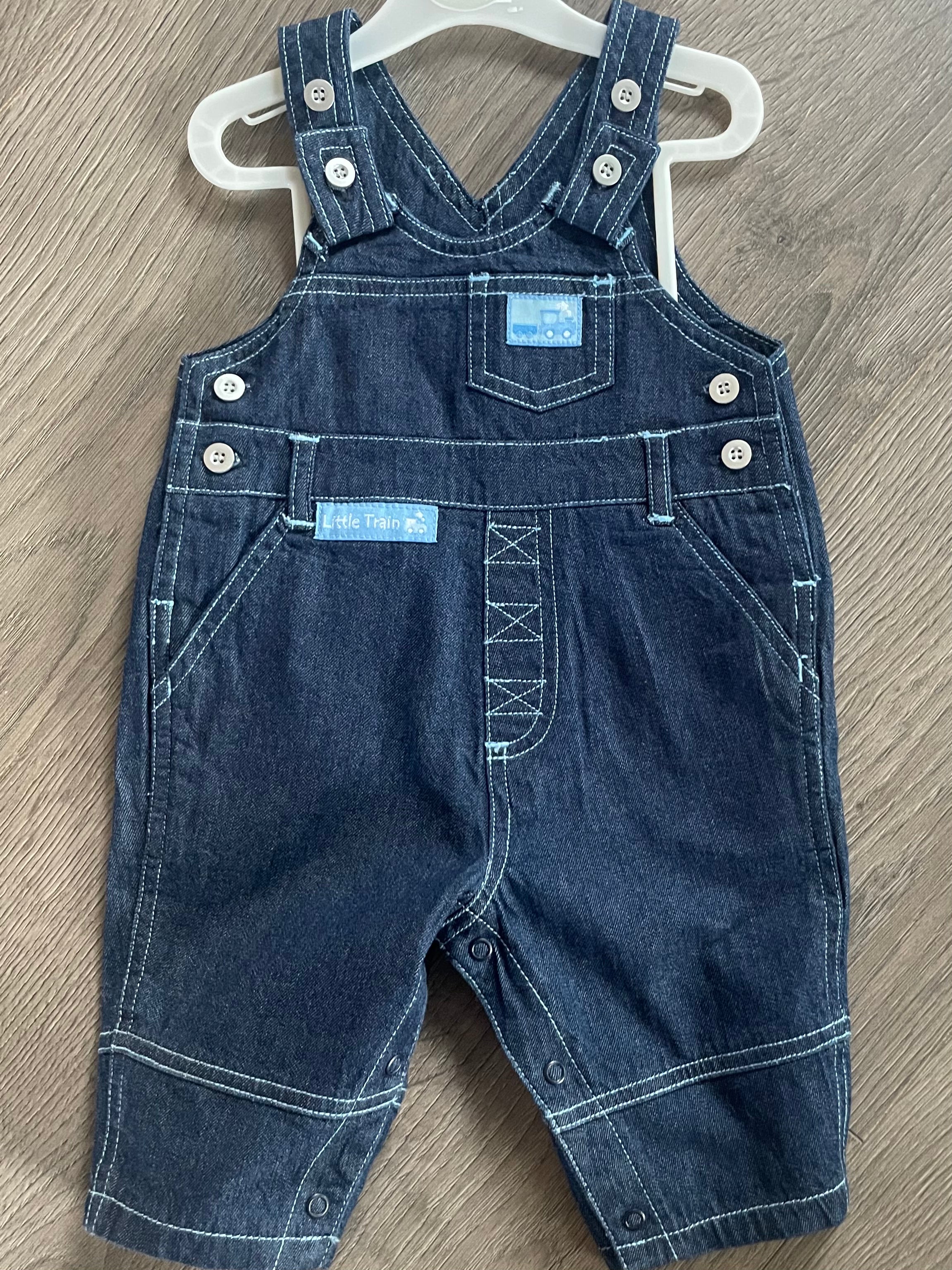 Denim Dungarees (3-6mths)