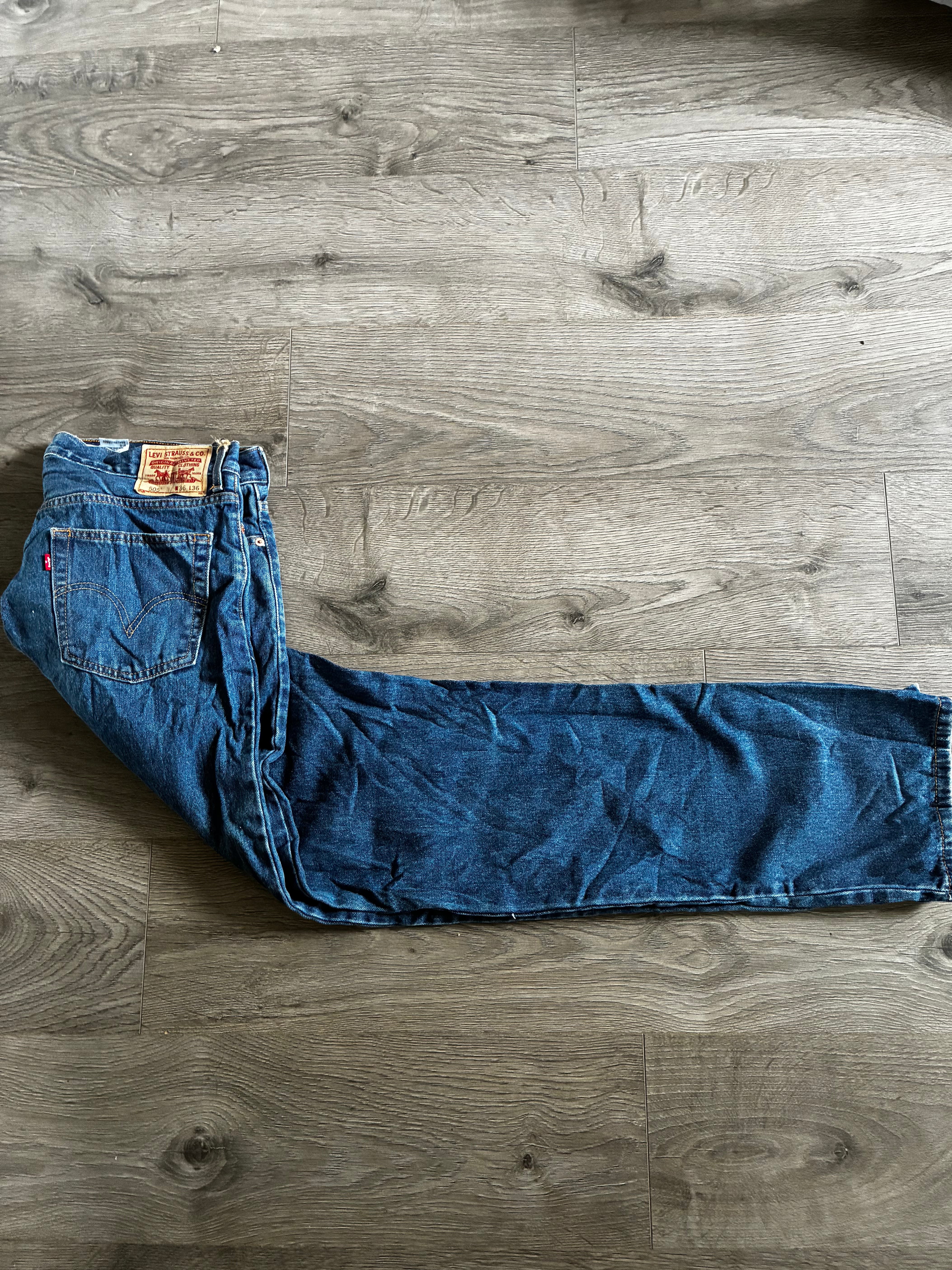 Vintage Levi's 505, Dark Blue, Label - W36, L36, Actual Size - W37, L37