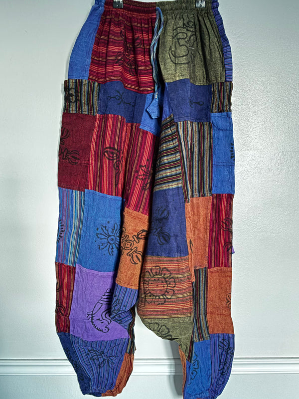 Patchwork Aladdin Trousers, M/L
