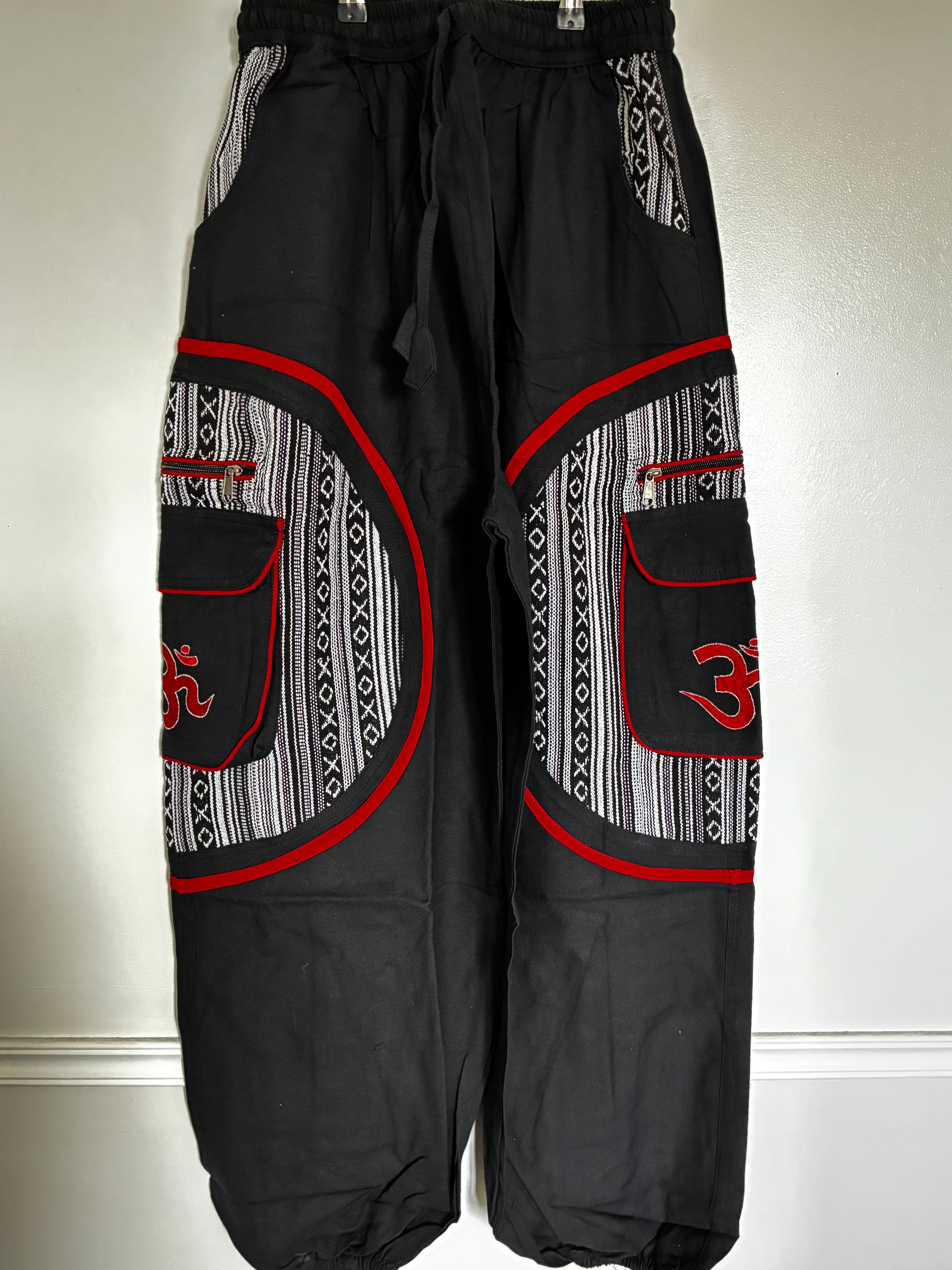 Thick Black Aladdin Trousers, M/L