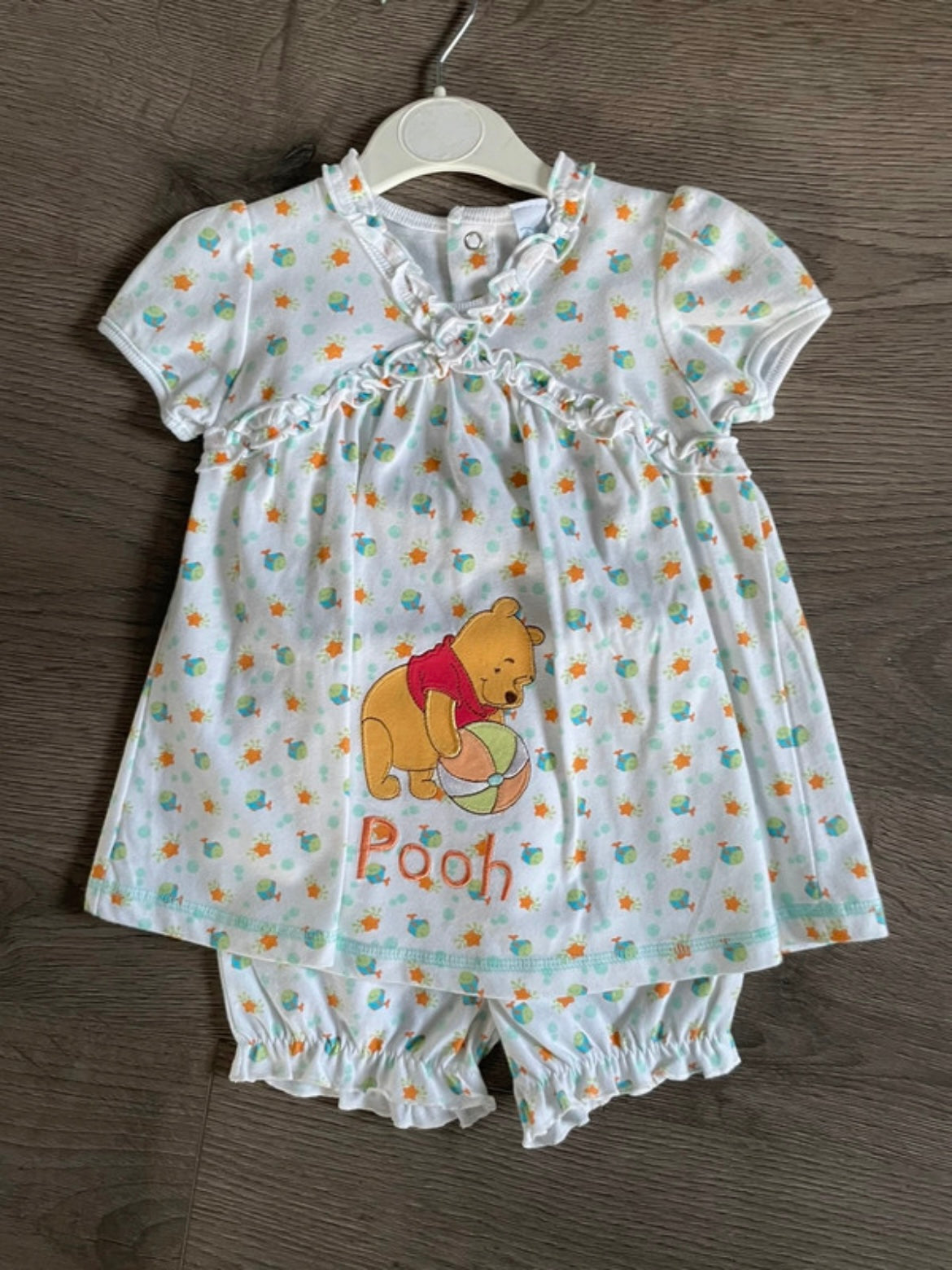 Disney Dress and shorts (3-6 mths)