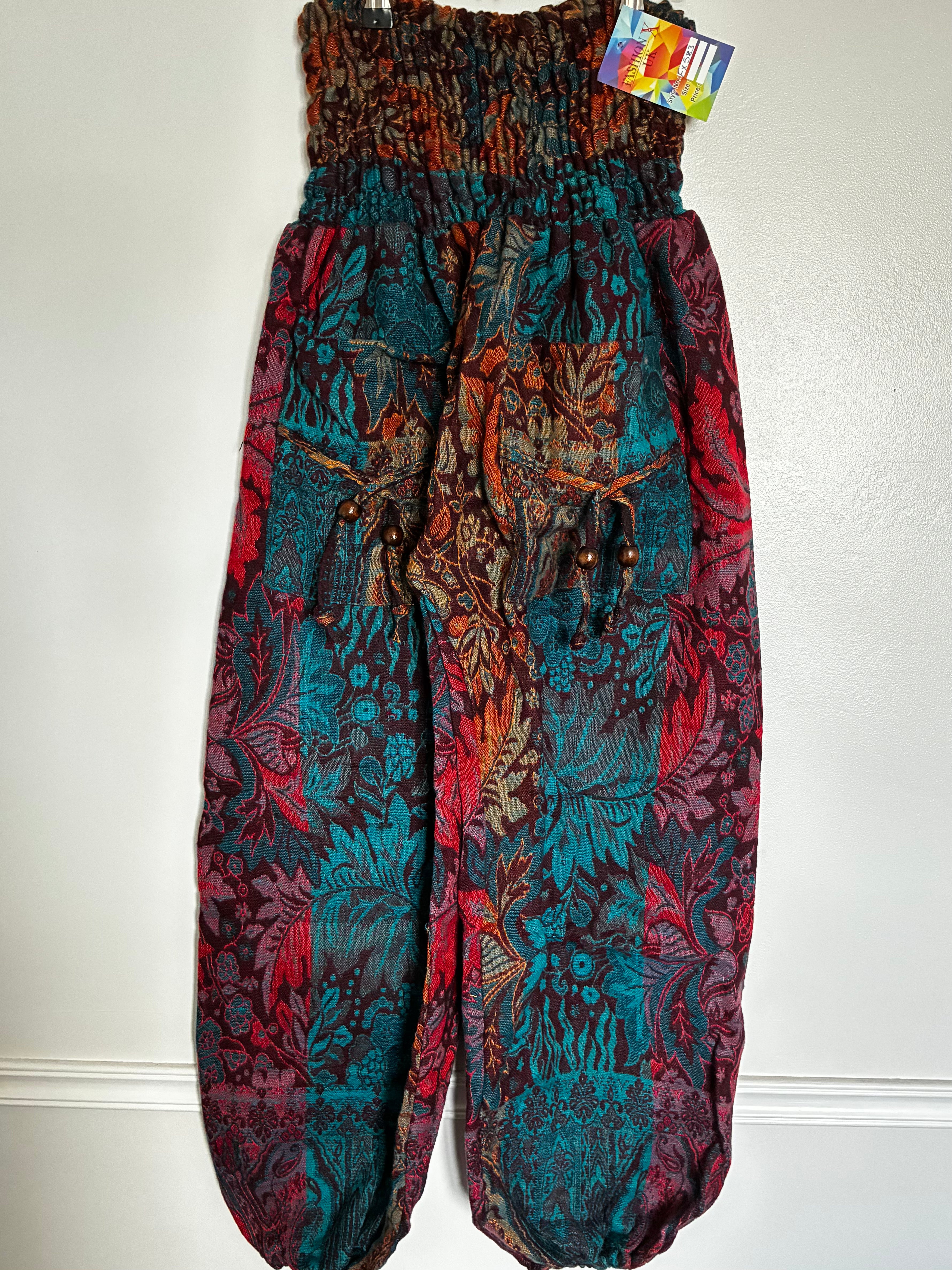 Fluffy Autumn Colours Cashmelon Trousers, 23-47" Waist